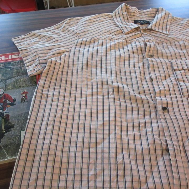 A.P.C. × Designer Vintage A.P.C 50s Sartorial Work Shirt In Plaid Tartan M Size US M / EU 48-50 / 2 - 9 Thumbnail