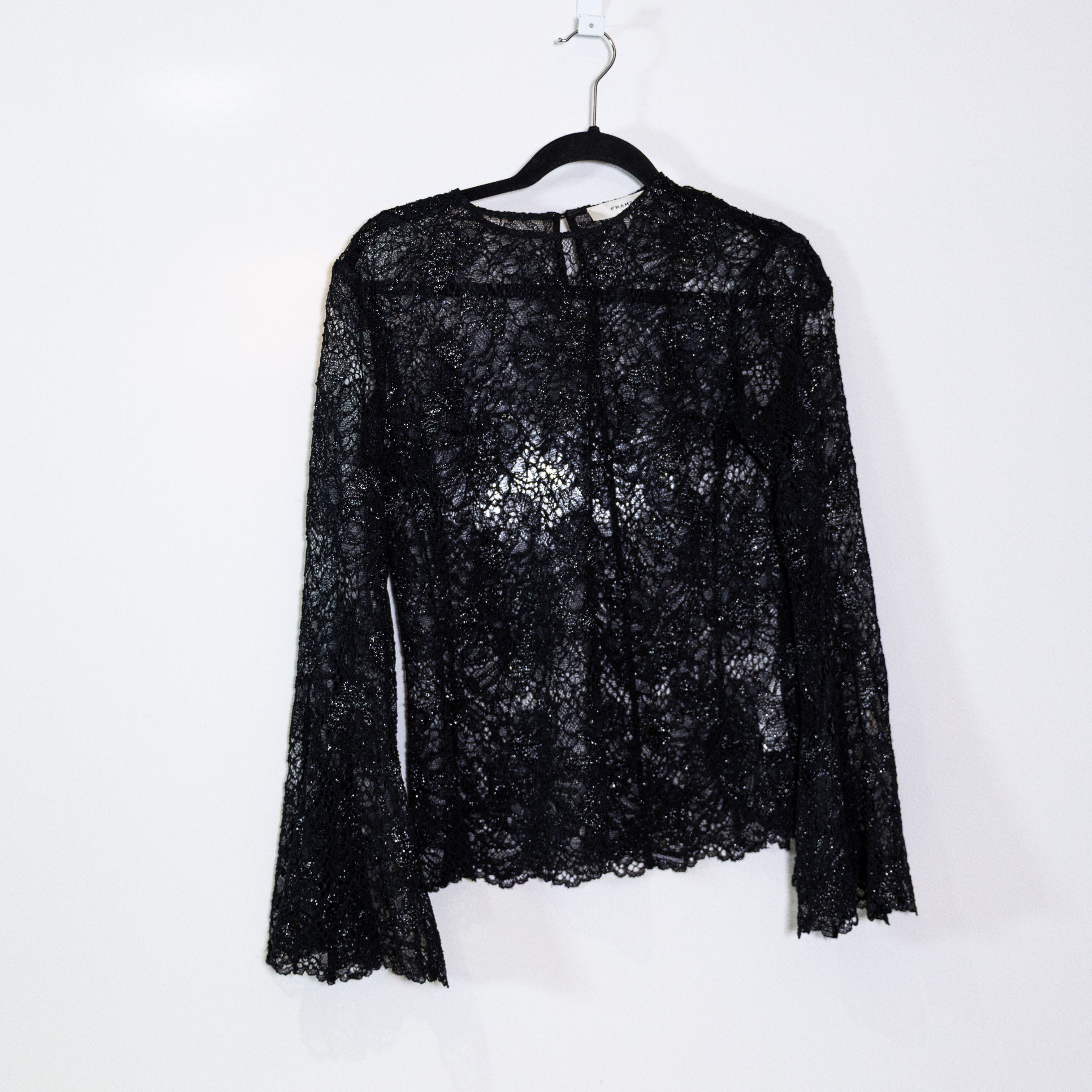 Frame Frame Flutter Long Sleeve Crochet Knit Size S / US 4 / IT 40 - 1 Thumbnail