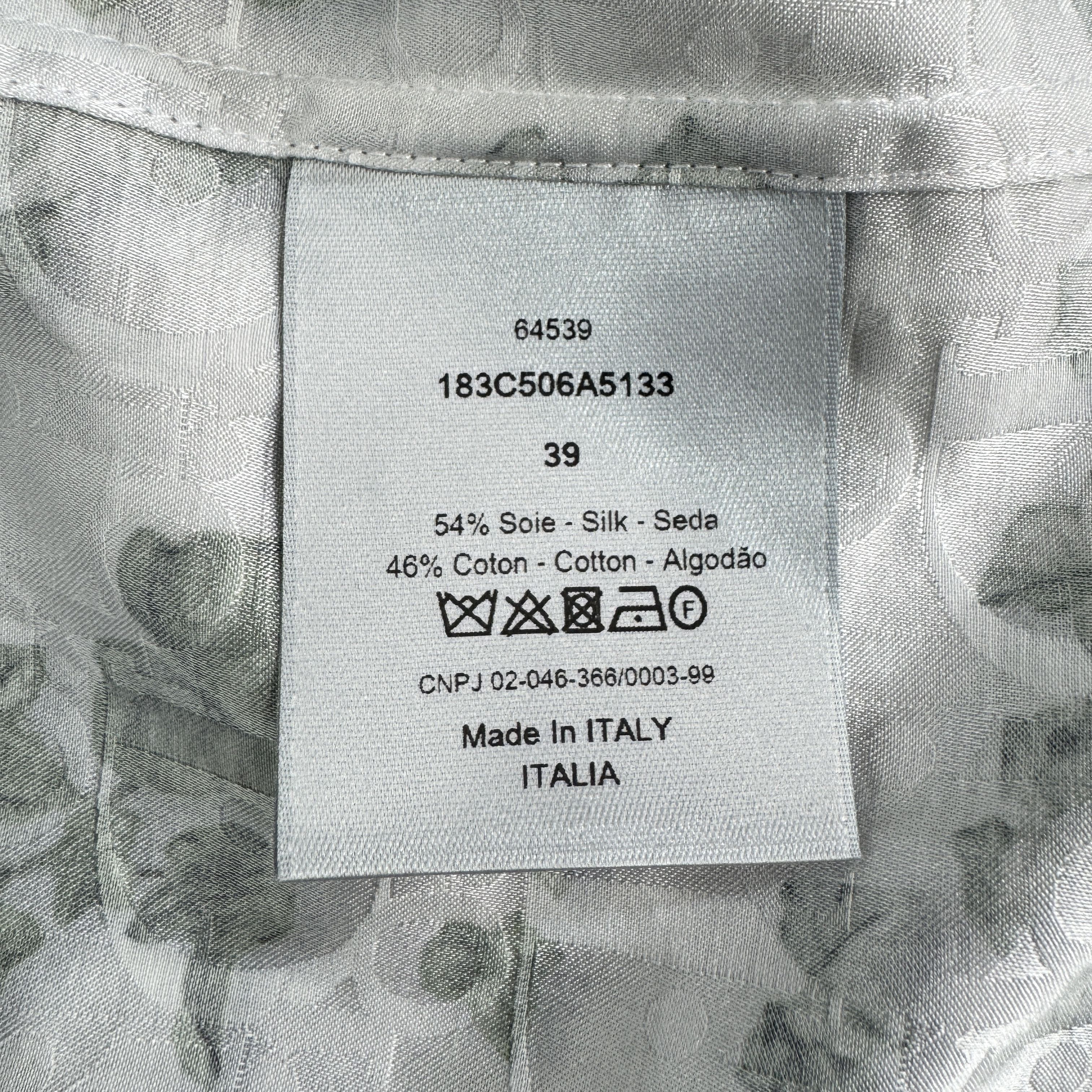 Dior Dior x Amoako Boafa Oblique Leaf Shirt In Green RRP £1055 Size US M / EU 48-50 / 2 - 10 Thumbnail