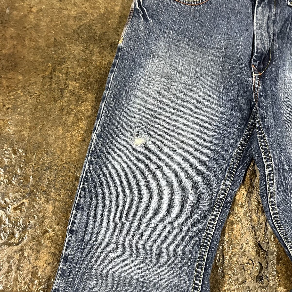 Affliction × Southpole × Vintage Crazy Vintage Y2K Affliction Style Grunge Embroidered Jeans Size US 30 / EU 46 - 8 Thumbnail