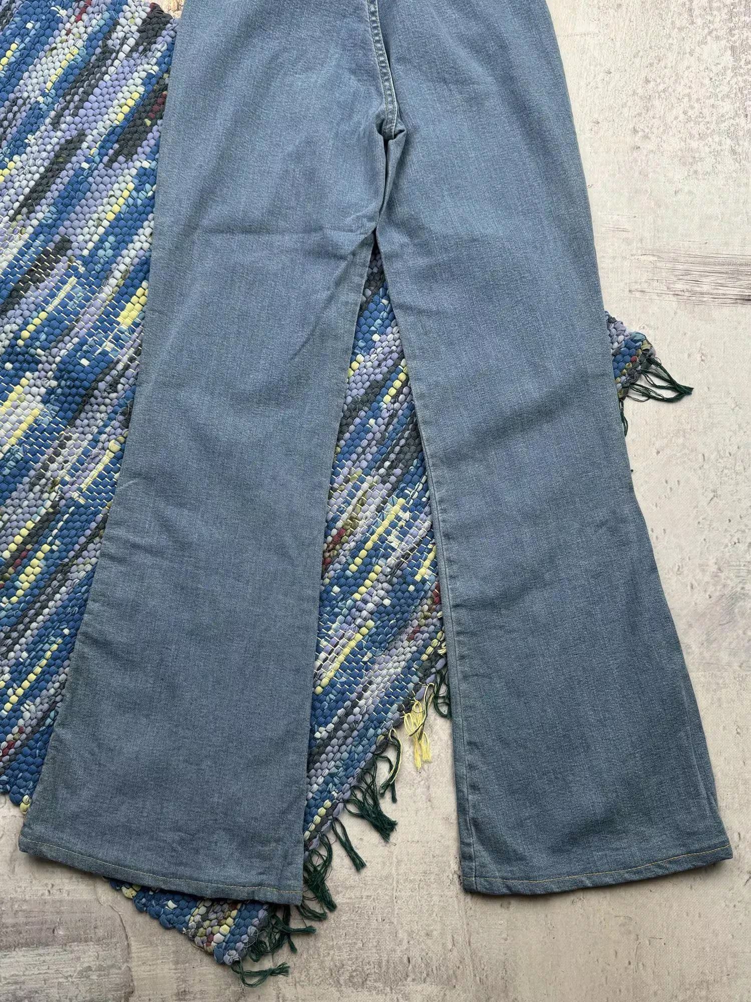 Vintage Vintage Flared Jeans With Belt A237(233) Size 24" / US 00 / IT 34 - 7 Thumbnail