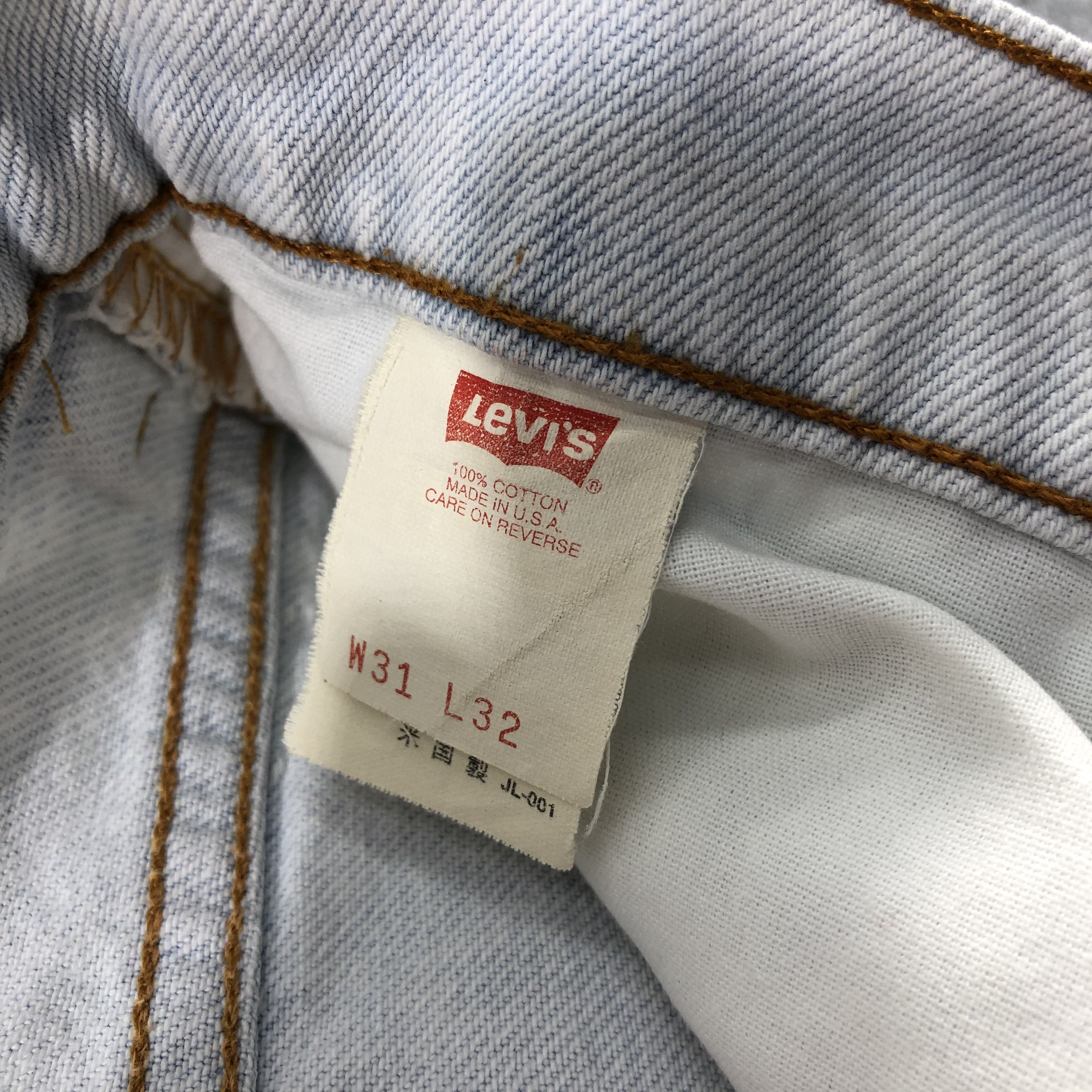 Levi's × Vintage Vintage 90s Light Wash Levis 610 Jeans-JM1369 Size US 30 / EU 46 - 9 Thumbnail