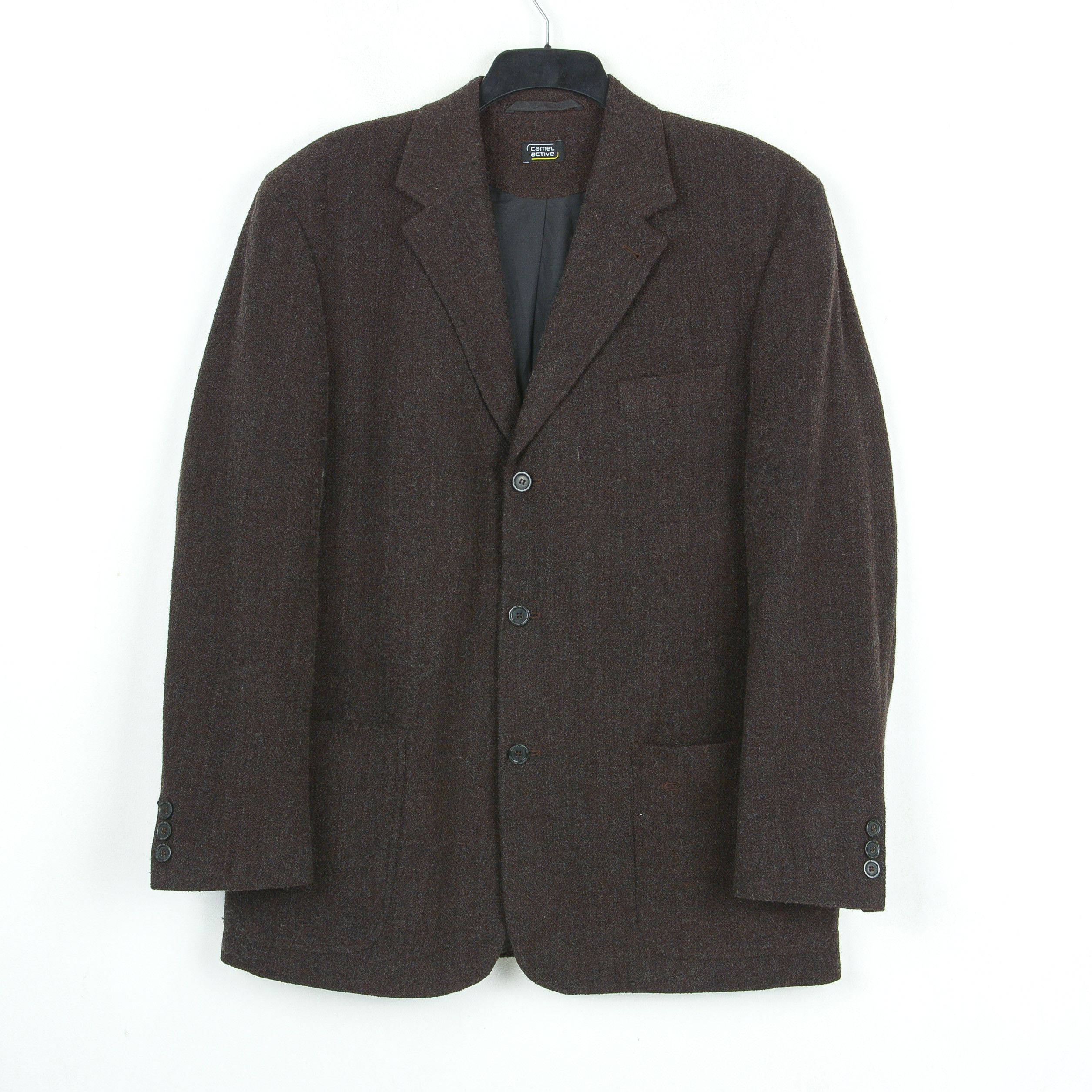 camel active W17 UK 44 US Boiled Wool Blazer Suit Jacket Sport Coat EU 54 Size 44R - 1 Thumbnail