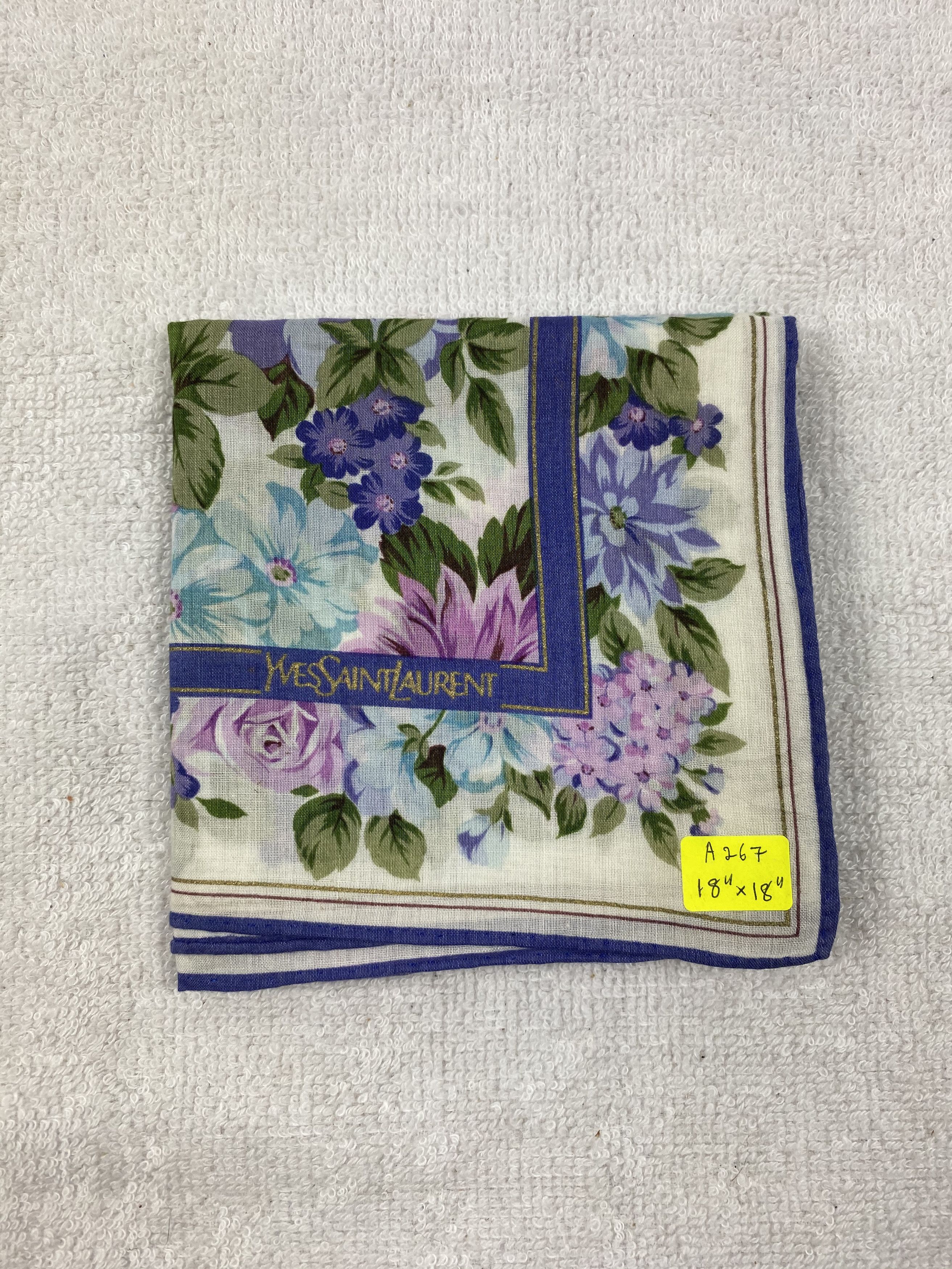 Yves Saint Laurent Yves Saint Laurent Handkerchief / Bandana / Neckerchief Size ONE SIZE - 6 Thumbnail