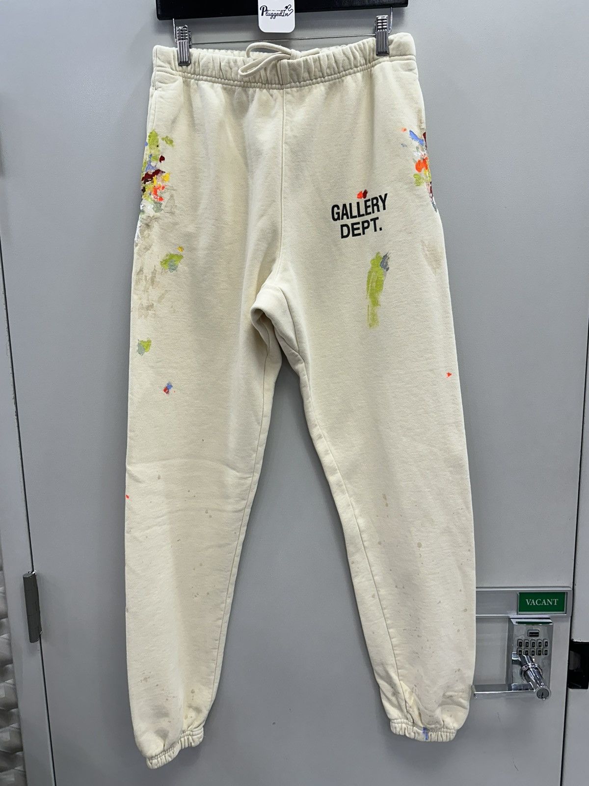 Gallery Dept. Gallery Dept Logo Sweatpants - Antique White Size US 32 / EU 48 - 1 Thumbnail