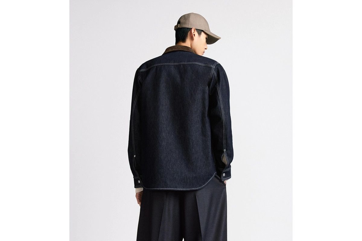 Dior o1bcso1str0326 Archives Labels Overshirt in Navy Blue Size US S / EU 44-46 / 1 - 5 Thumbnail