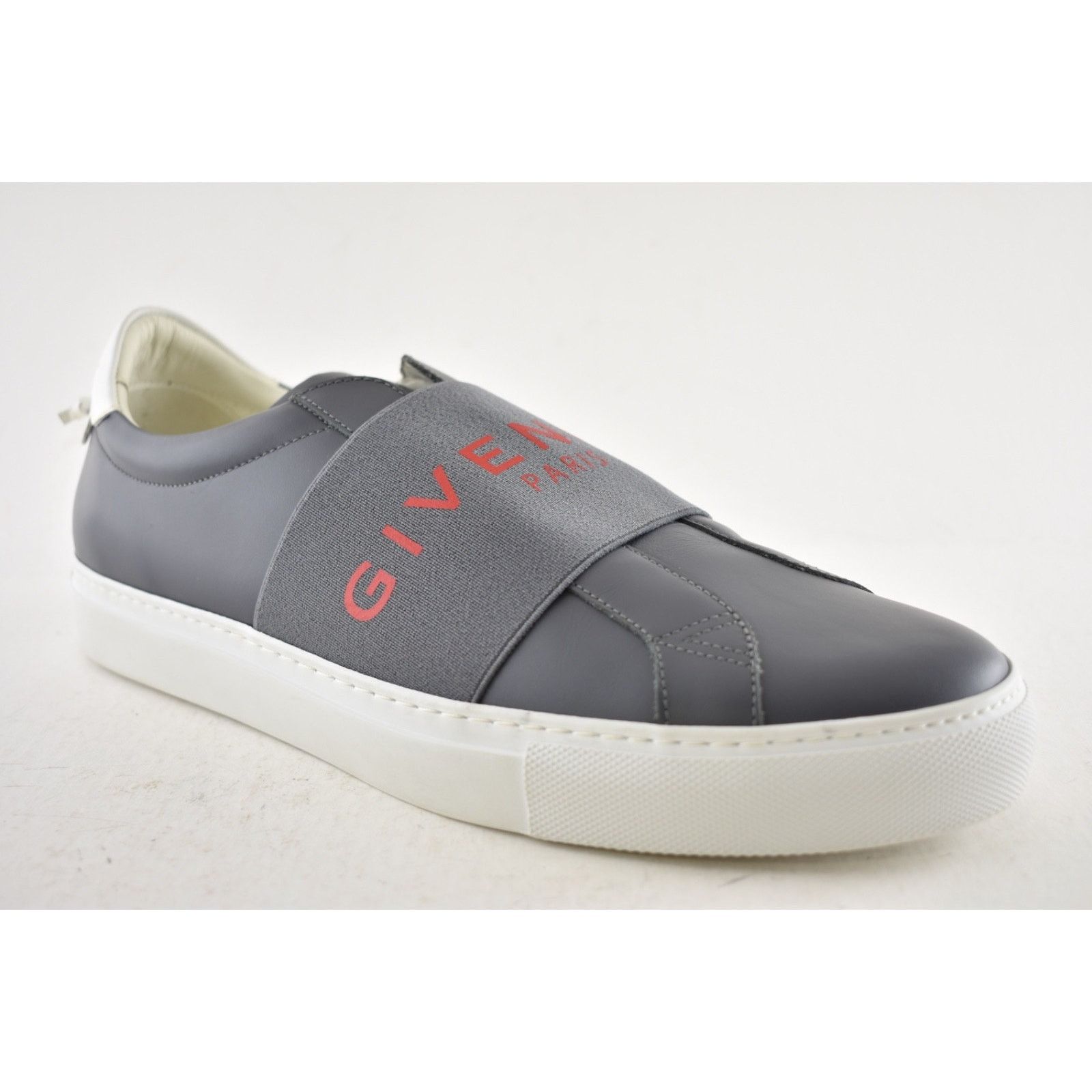Givenchy Givenchy Urban Street Grey Leather Low Top Sneaker 44/11 Size US 11 / EU 44 - 4 Thumbnail