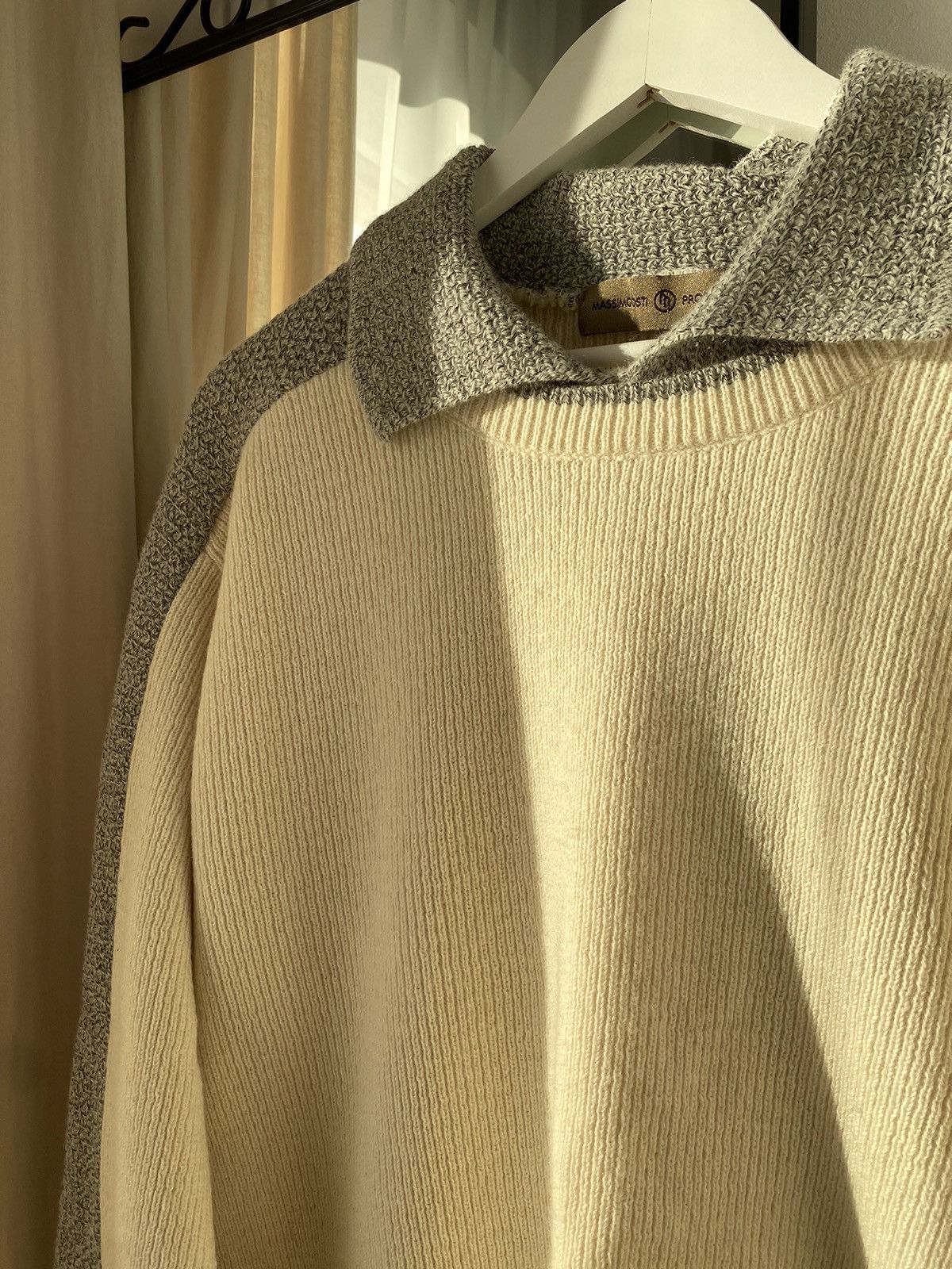 C.P. Company × Massimo Osti × Stone Island Cream sweater Massimo Osti Production vintage XXL Size US XXL / EU 58 / 5 - 1 Thumbnail