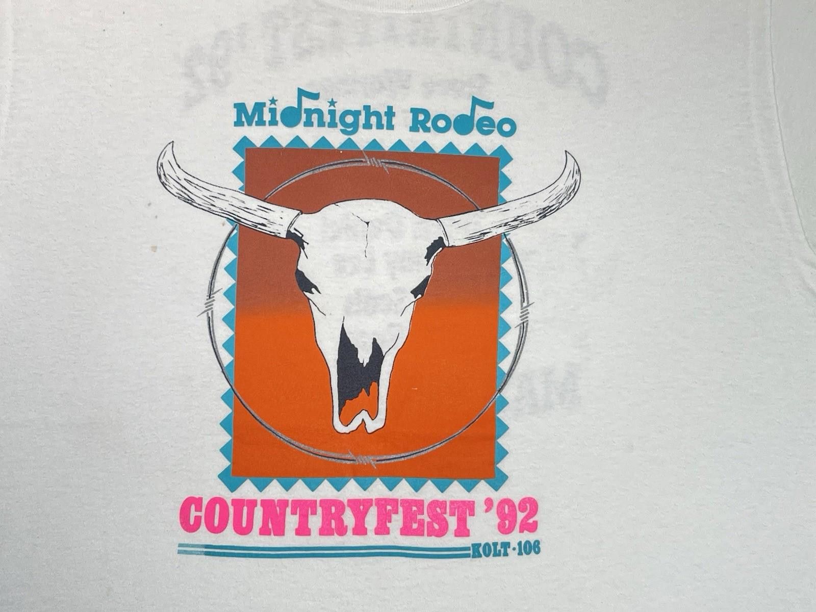 Vintage 1992 Midnight Rodeo Countryfest KOLT 106 Tshirt Murina L Size US L / EU 52-54 / 3 - 2 Thumbnail