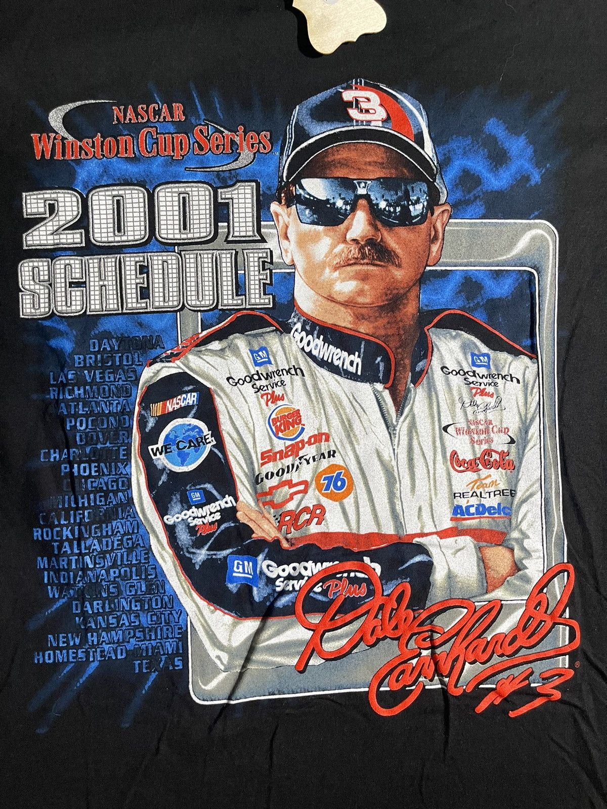 Lee NASCAR Winston Cup Rob Earnhardt #3 T-shirt Size US XL / EU 56 / 4 - 2 Thumbnail