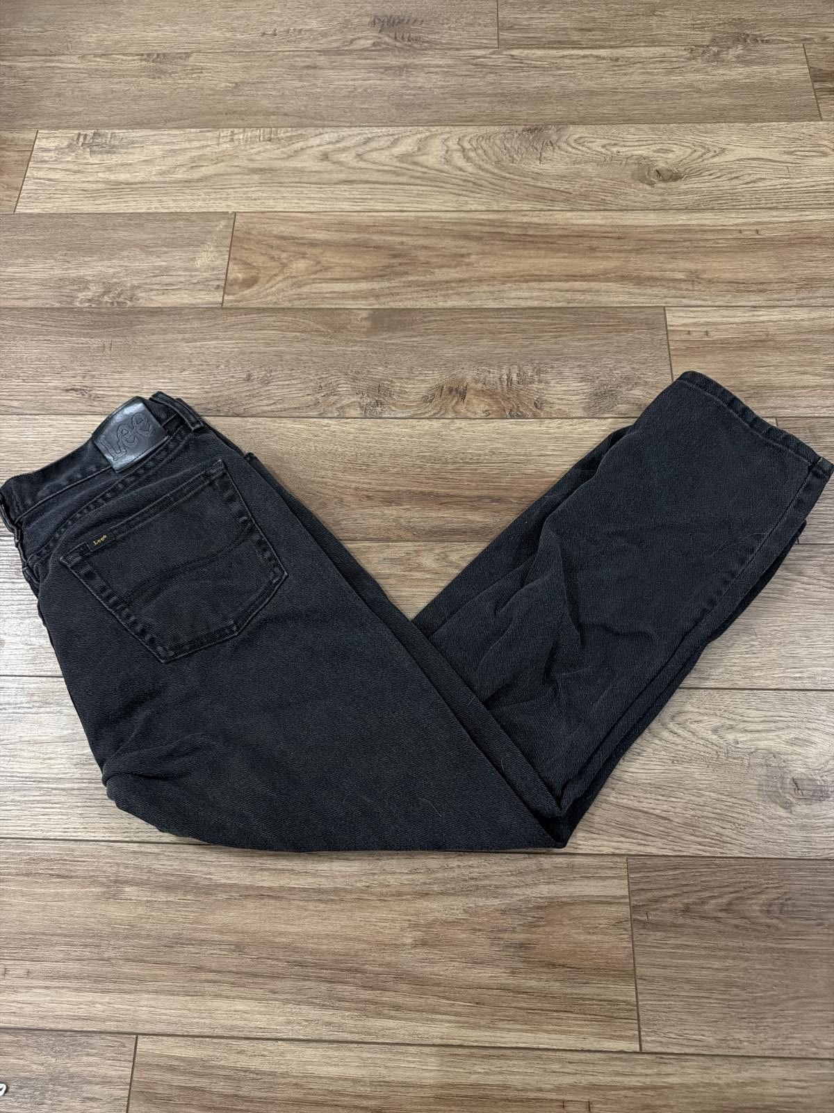 Lee Vintage Y2K Lee Relaxed Fit Black Denim Jeans 33x30 Grunge Size US 33 - 1 Thumbnail