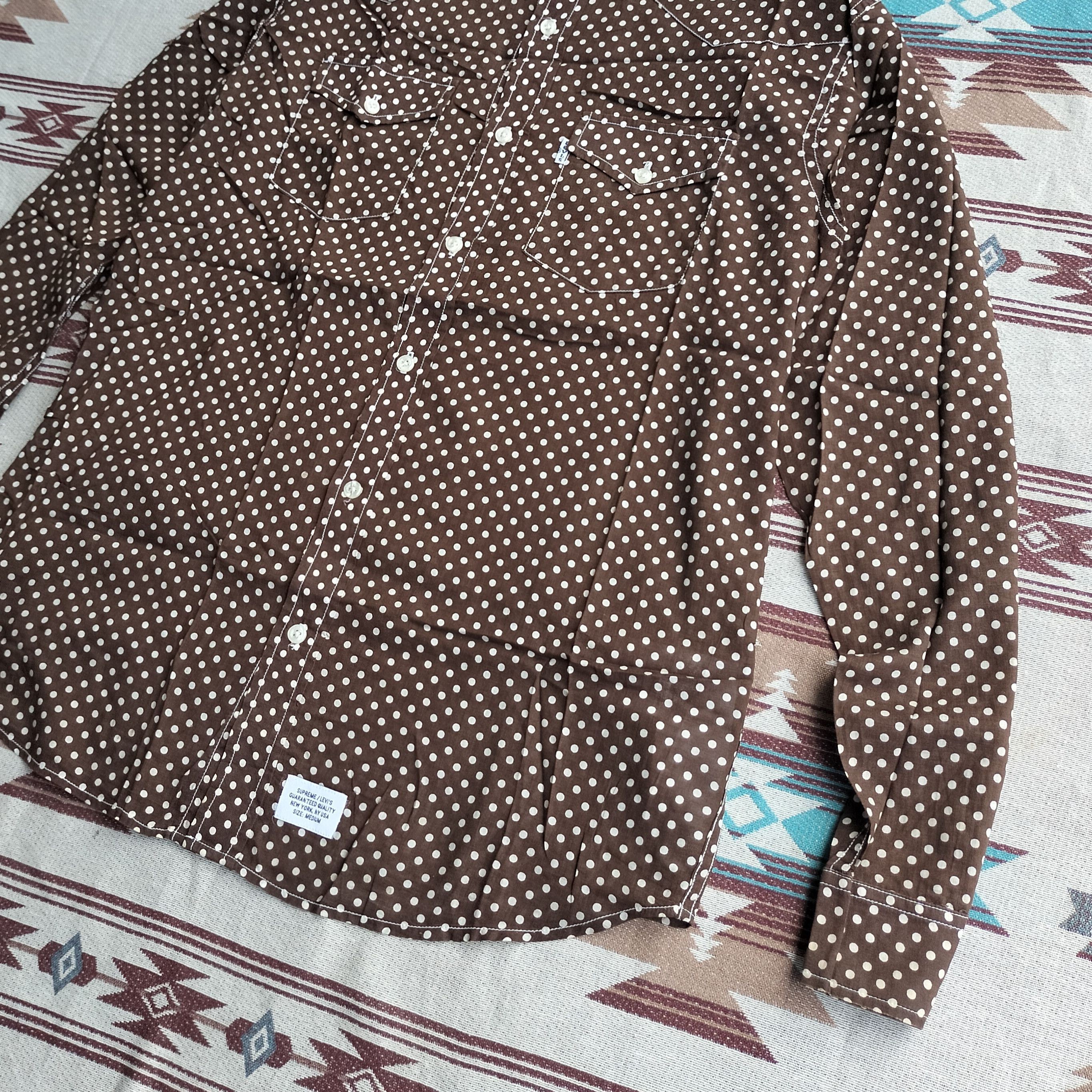 Levi's × Supreme FW12 Levi's Supreme lightweight western Ls shirt Size US M / EU 48-50 / 2 - 5 Thumbnail