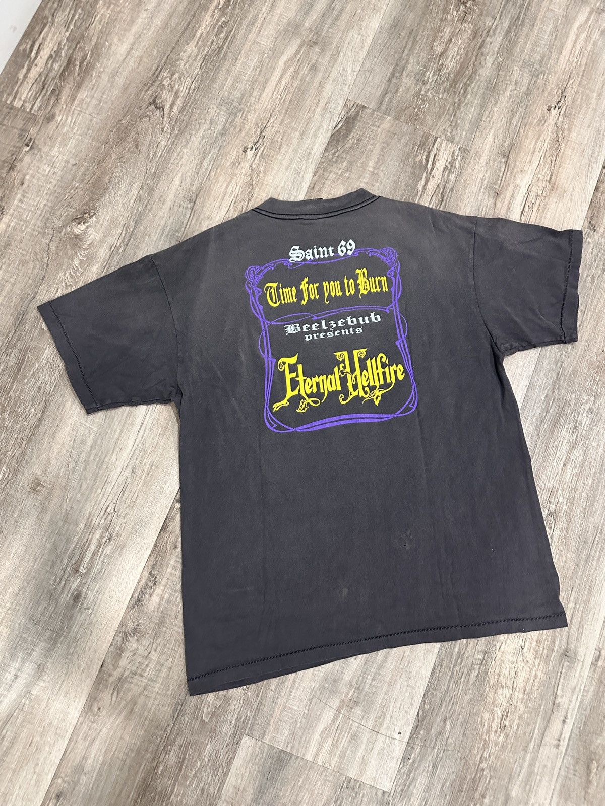 Saint Michael Saint Michael Devil Tee Black Size US L / EU 52-54 / 3 - 2 Thumbnail