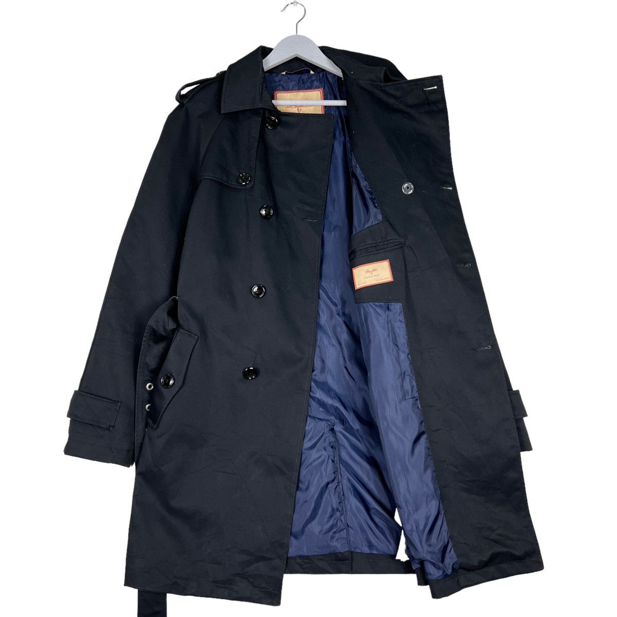 Japanese Brand 🔥 ZARA MAN BELT TRENCH COATS Size US M / EU 48-50 / 2 - 9 Thumbnail