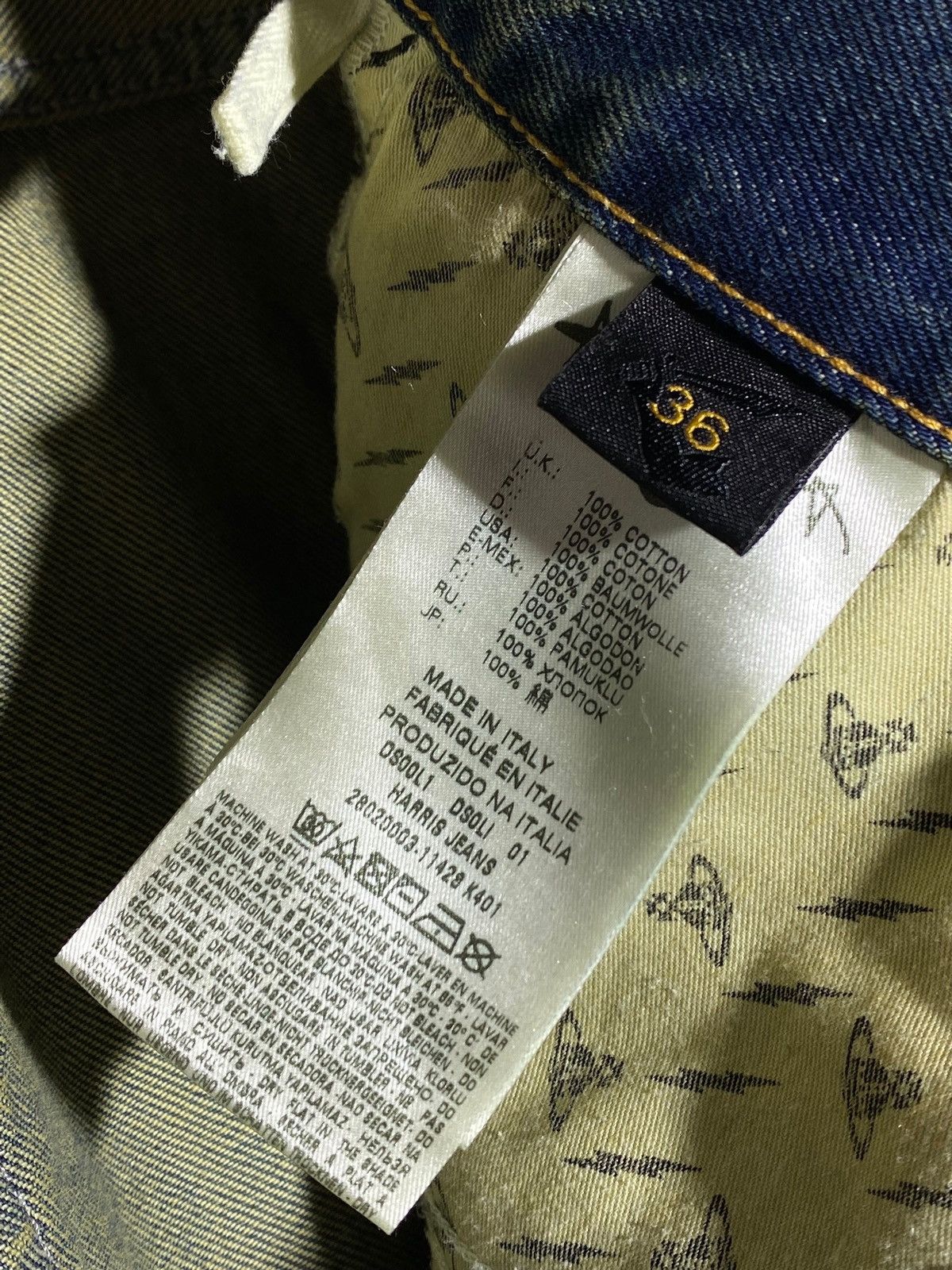 Vivienne Westwood Rare Vivienne Westwood Big Pocket Logo Jeans Size US 36 / EU 52 - 24 Thumbnail