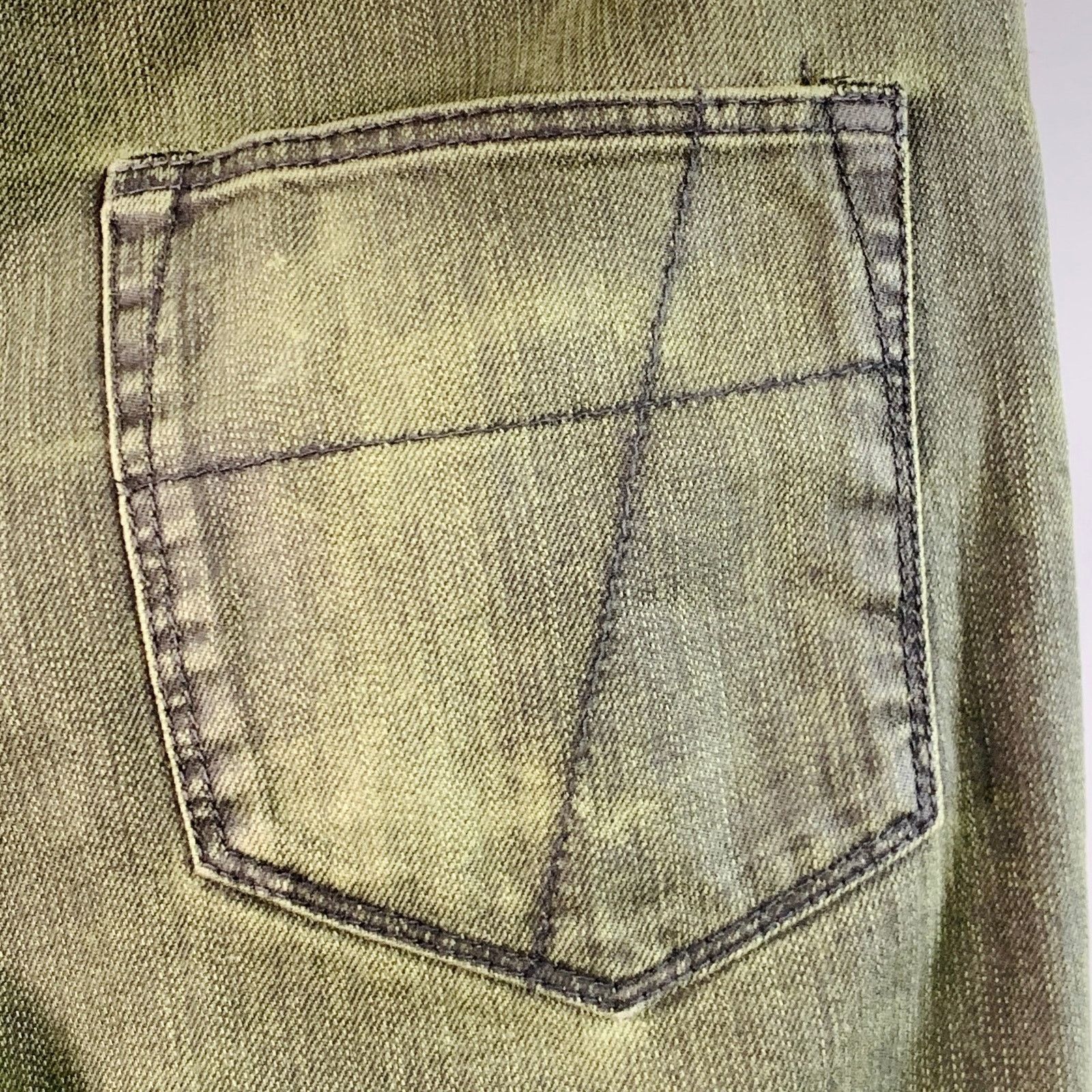 Other VERSUCHSKIND Green Grey Cotton Straight Zip Fly Jeans Size US 33 - 5 Thumbnail