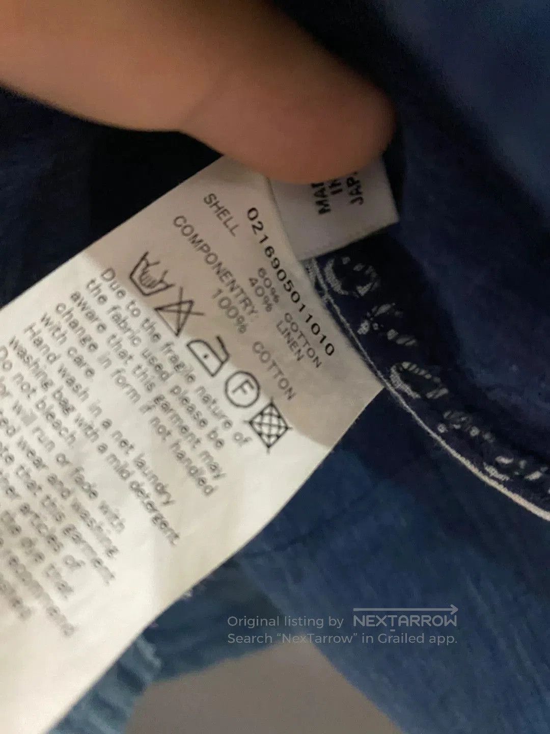 Visvim visvim ict Indigo Paisley Shirt 16aw. Size US L / EU 52-54 / 3 - 8 Thumbnail