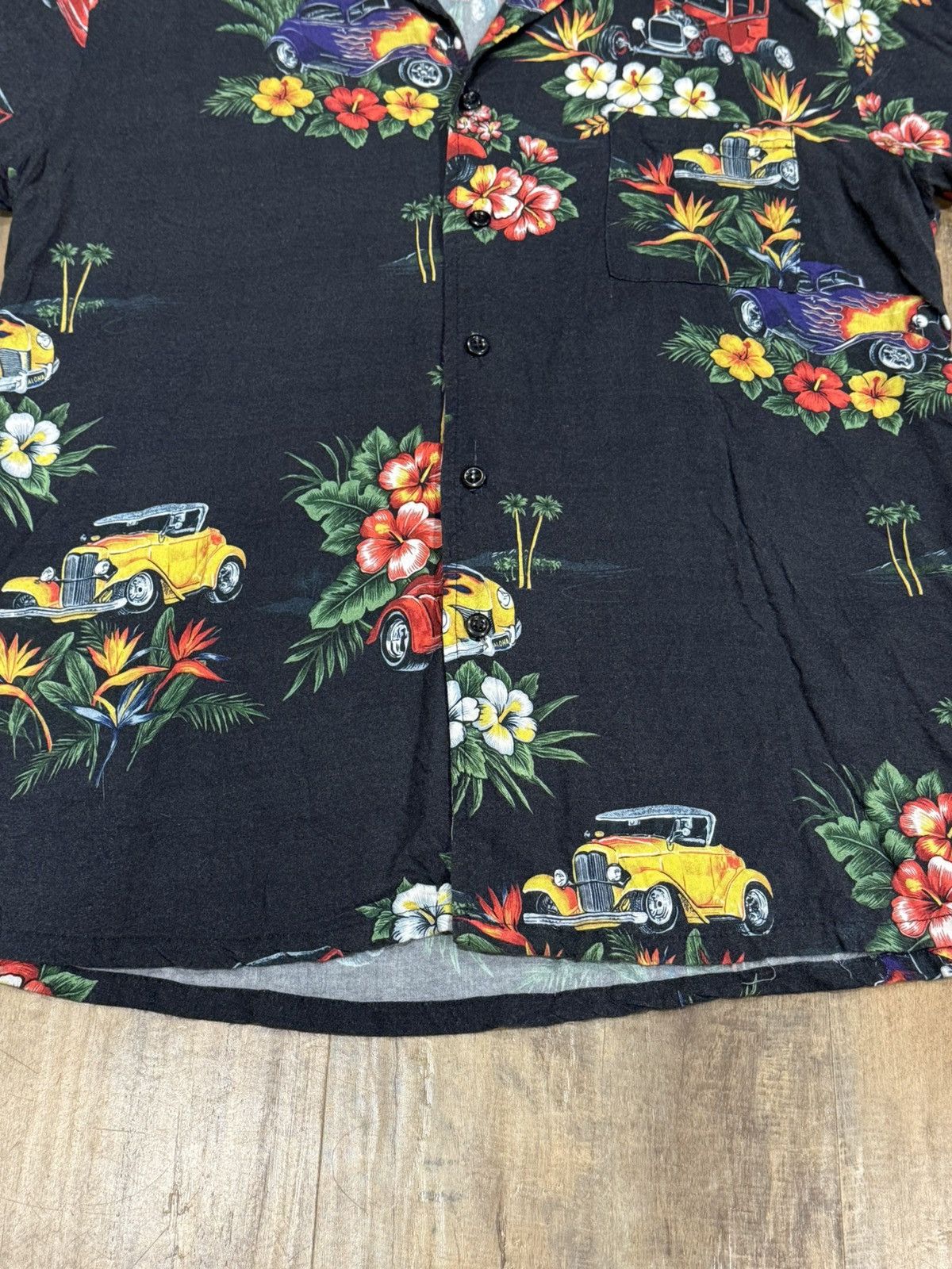 Rhude RARE Rhude Hot Rod Hawaiian Girl Logo Button Up Shirt Cars Size US M / EU 48-50 / 2 - 11 Thumbnail