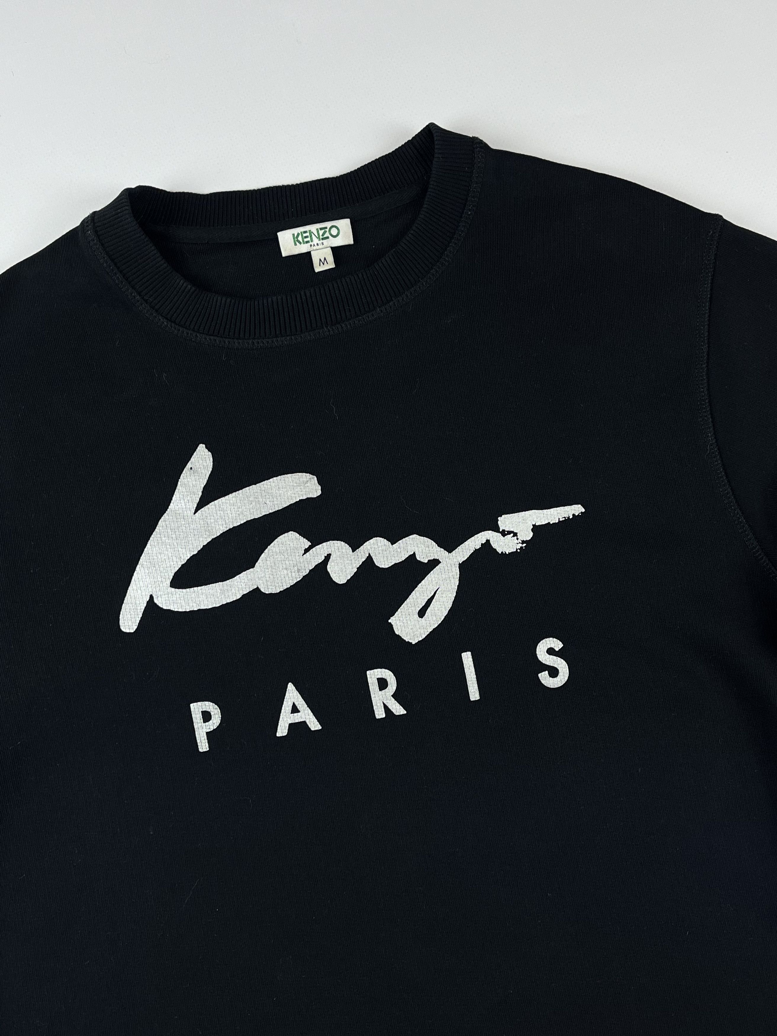 Kenzo × Vintage Kenzo Paris Vintage Center Logo Sweatshirt Size US M / EU 48-50 / 2 - 2 Thumbnail