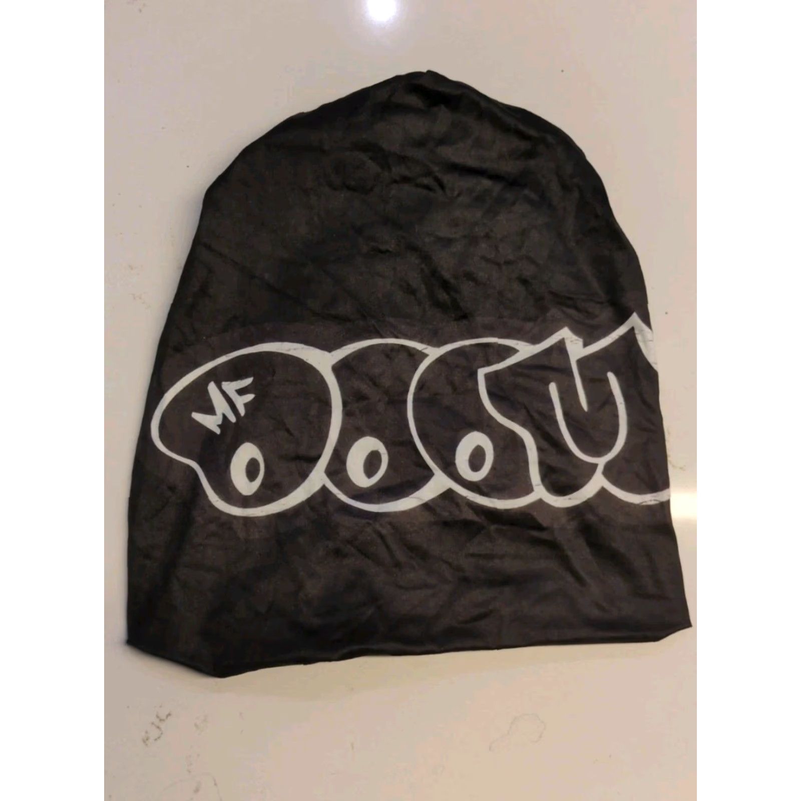 Doublet MF DOOM Beanie Hat BLACK Reversible One Size Stretch Men Winter Fall Spring Casual Travel Music Hip Hop Retro Beanie Size ONE SIZE - 3 Thumbnail
