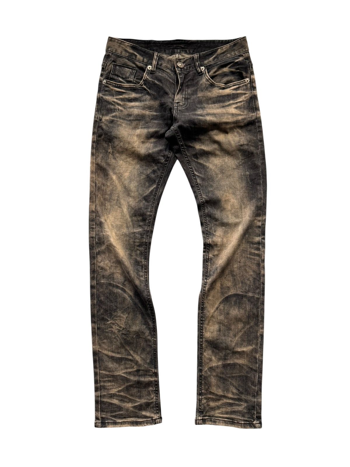 If Six Was Nine 00s in the attic acid wash stretch jeans Size US 31 - 2 Thumbnail