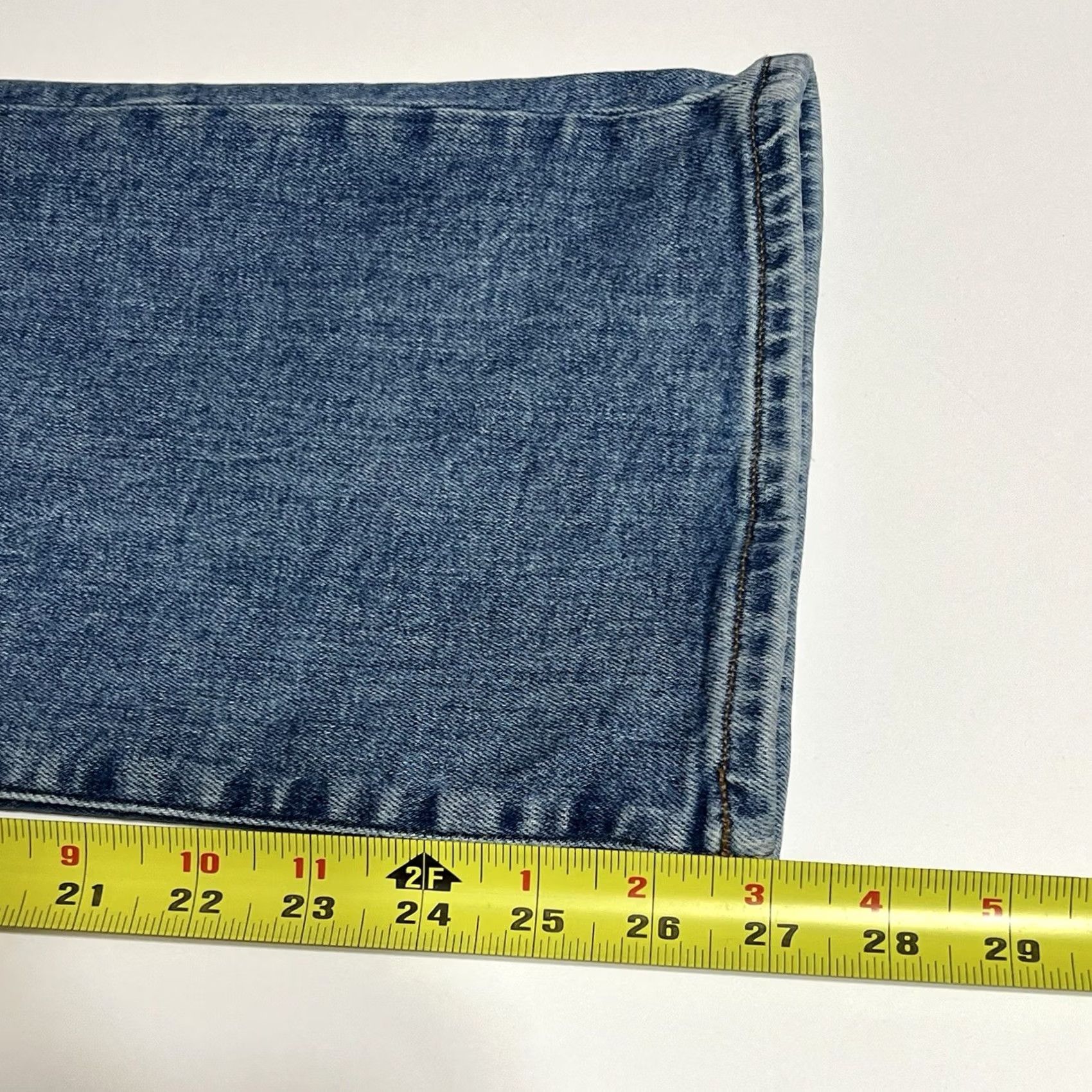 Madewell VINTAGE Madewell Jeans Womens 29x27 Curvy Kick Out Blue Medium Wash Denim Size 29" - 6 Thumbnail