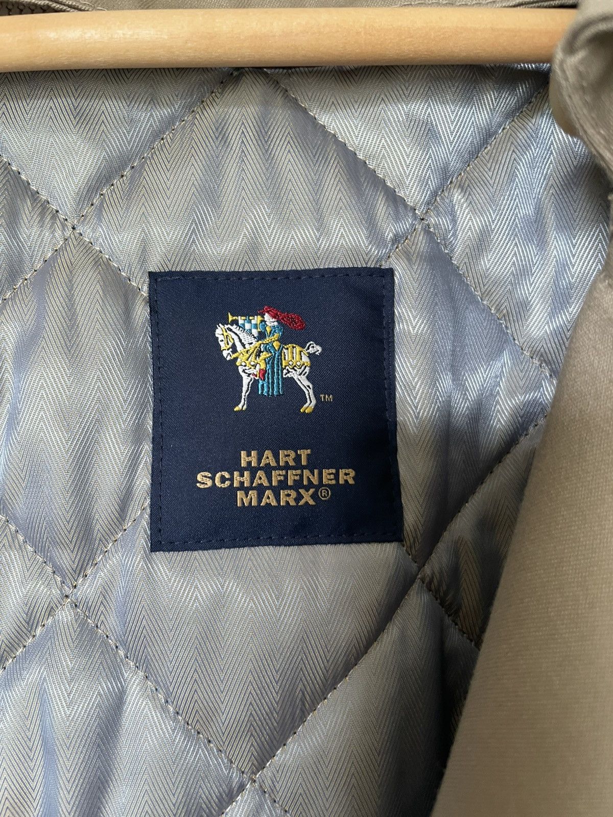Hart Schaffner Marx Men’s Trench Coat Size US L / EU 52-54 / 3 - 3 Thumbnail
