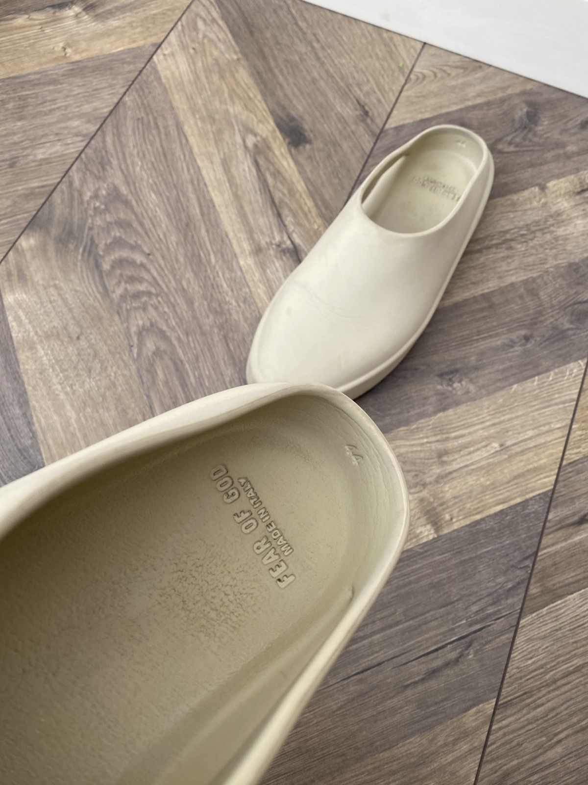 Designer × Fear of God × Vintage FEAR OF GOD THE CALIFORNIA 2.0 SNEAKER MULE BEIGE Size US 10 / EU 43 - 9 Thumbnail