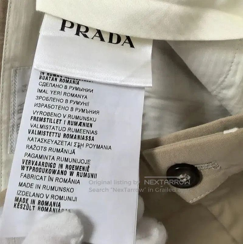 Prada Prada Casual Pants in Khaki for Men. Size US 36 / EU 52 - 4 Thumbnail