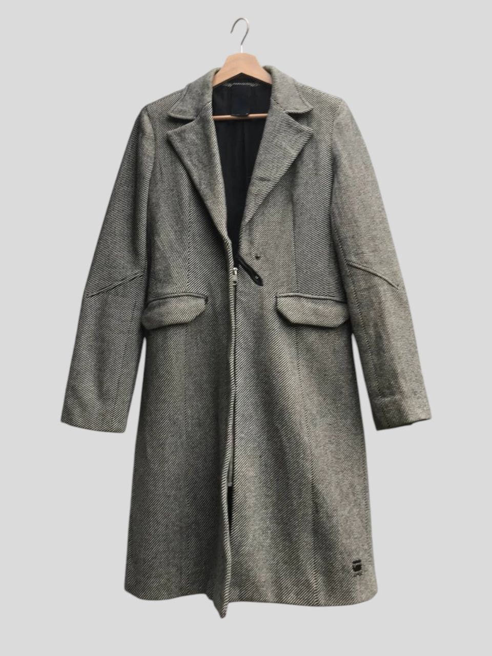 G-Star Raw Correct Line by G Star Striped Fay Long Coat Size S / US 4 / IT 40 - 3 Thumbnail