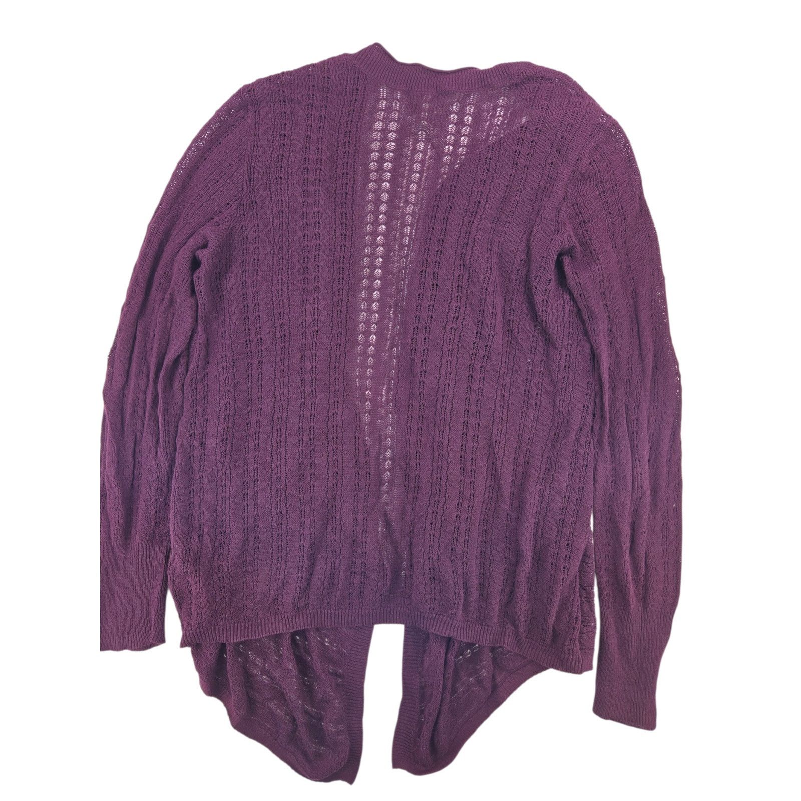 Other Caslon | Deep purple Lace Knit Cardigan | Size Large Size L / US 10 / IT 46 - 4 Thumbnail