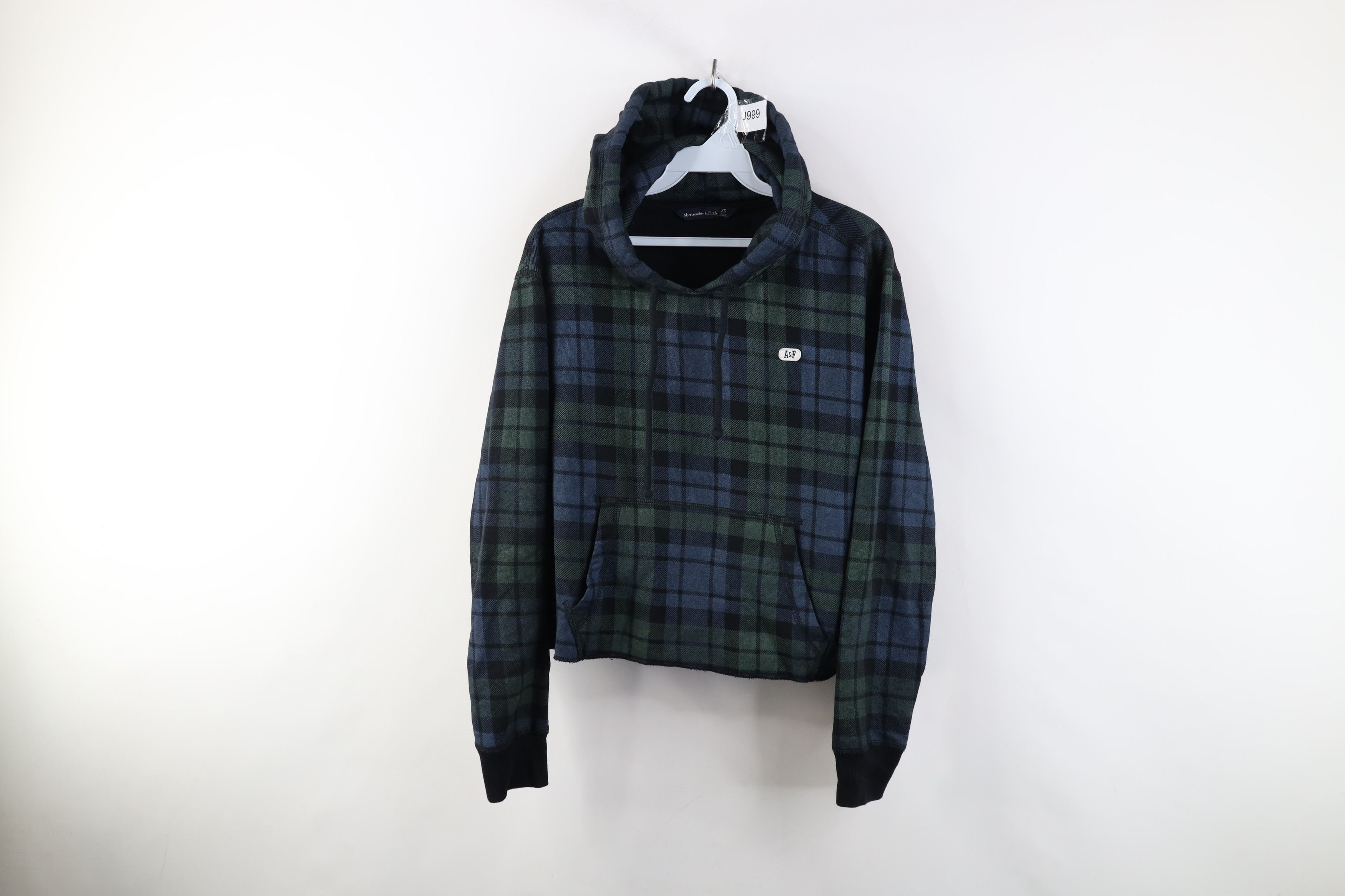 Abercrombie & Fitch Vintage Y2K Abercrombie & Fitch Cropped Hoodie Sweatshirt Size XS / US 0-2 / IT 36-38 - 1 Thumbnail