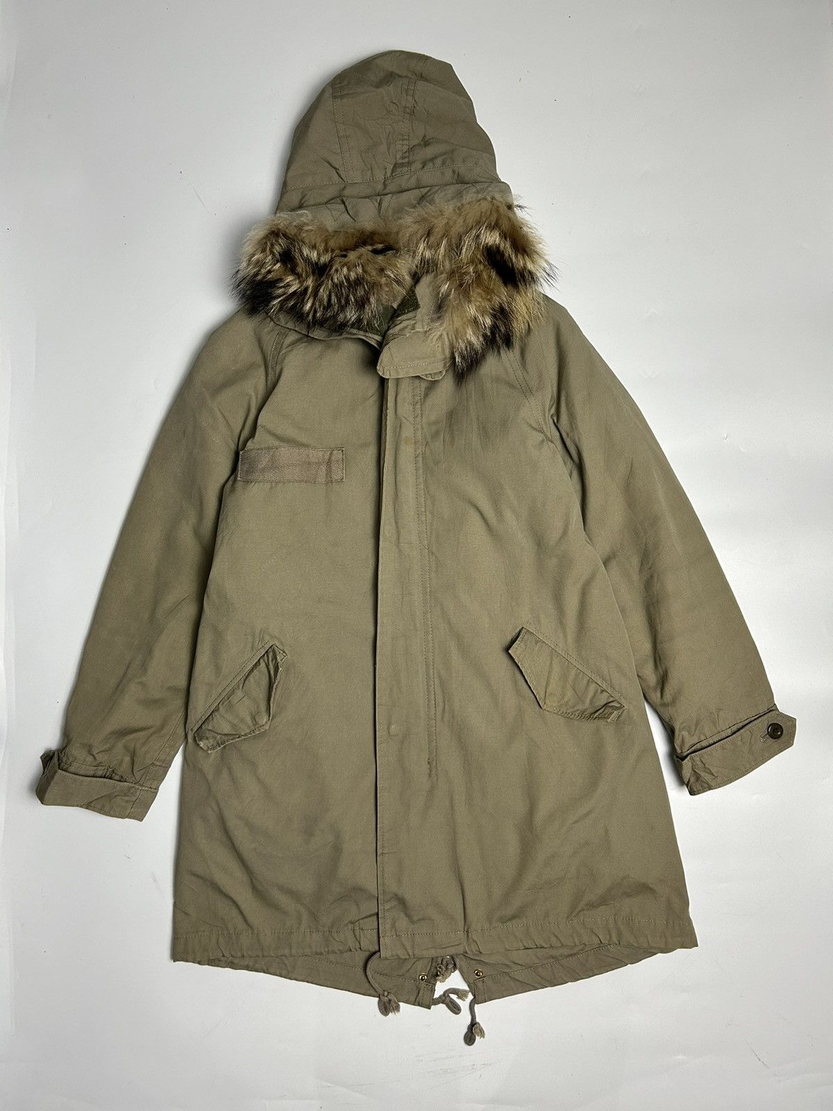 Beauty Beast × Japanese Brand × Le Grande Bleu (L.G.B.) DUALITE FAUX FUR HOODIE REMOVEABLE INNER PARKA JACKET Size US S / EU 44-46 / 1 - 1 Thumbnail