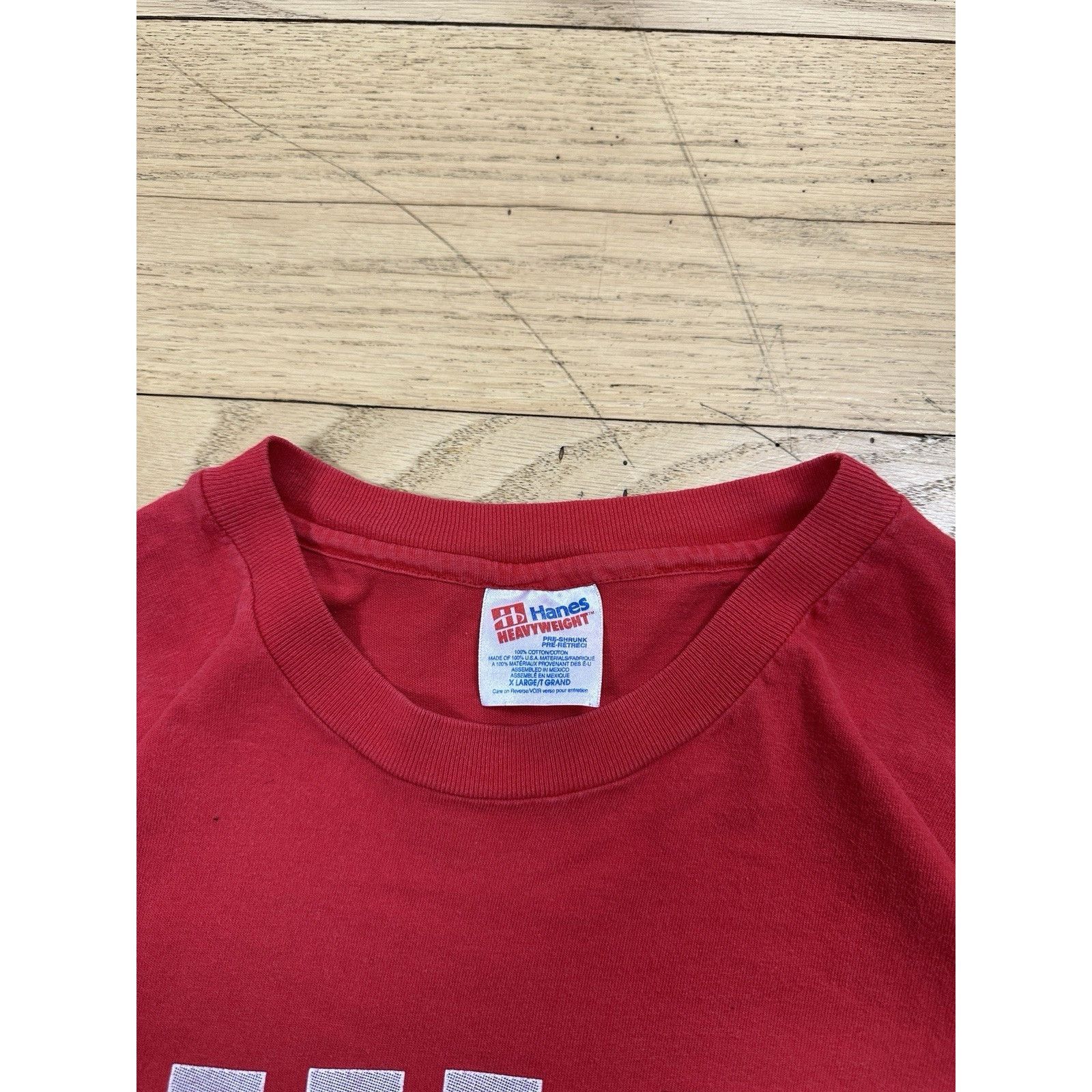 Hanes × NBA × Vintage Vintag 90s NBA Chicago Bulls T-shirt Size US XL / EU 56 / 4 - 3 Thumbnail