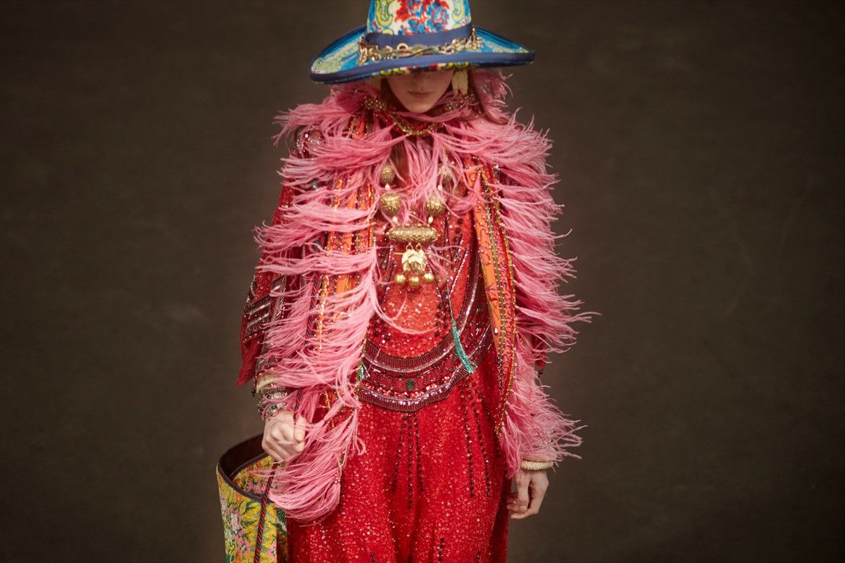 Gucci Gucci runway rare printed hat Size ONE SIZE - 11 Thumbnail