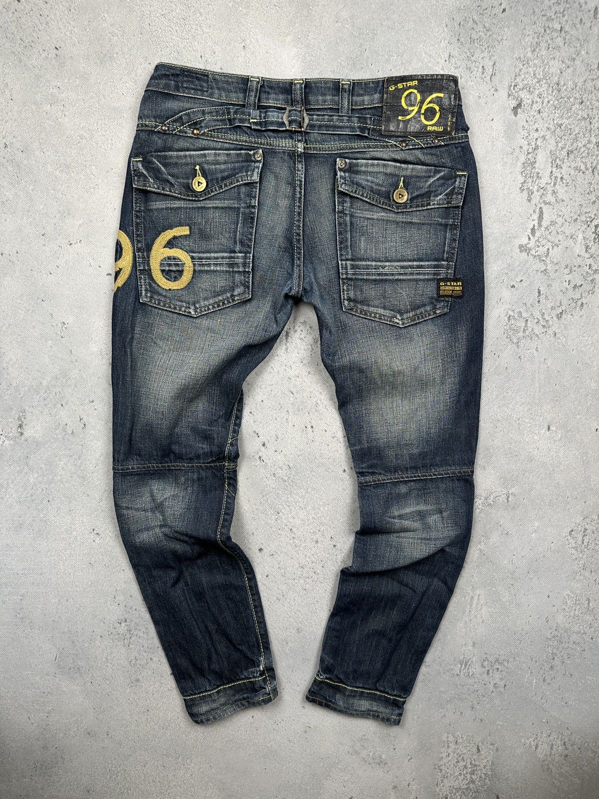 G-Star Vintage G-Star RAW Elwood Heritage Embro Narrow Jeans 96 y2k Size 30" / US 8 / IT 44 - 1 Thumbnail