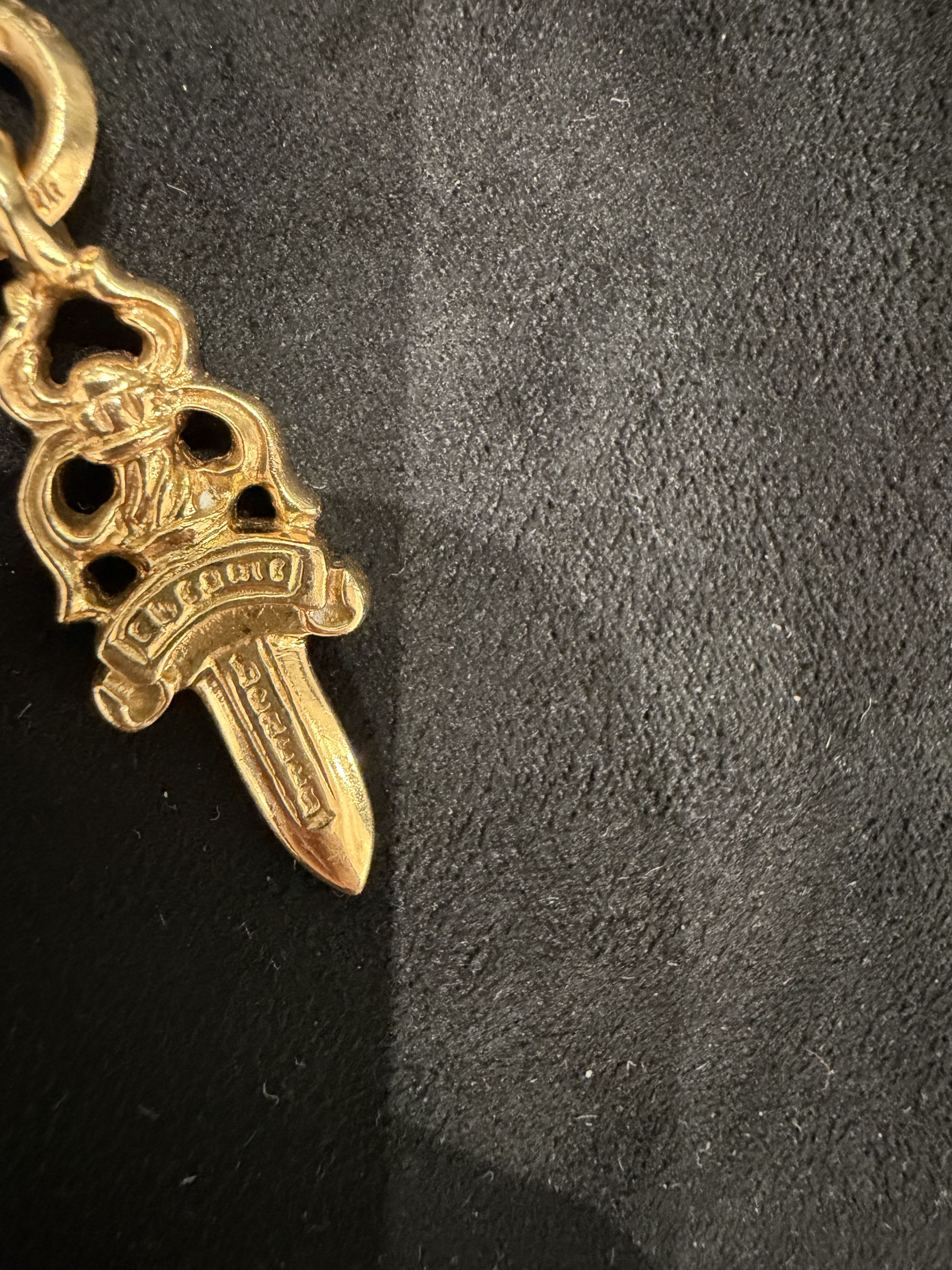 Chrome Hearts Chrome Hearts 22K Gold Ruby Dagger Charm Pendant Size ONE SIZE - 8 Thumbnail