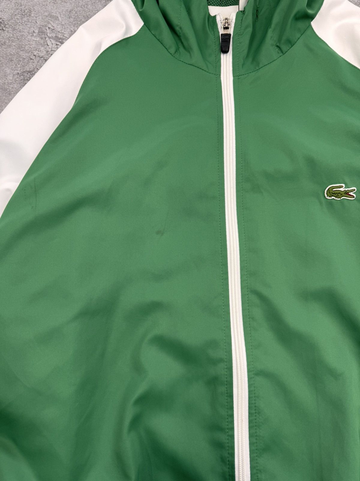 Lacoste Lacoste Men Hooded Zip Jacket Green Block Size XL Size US XL / EU 56 / 4 - 4 Thumbnail