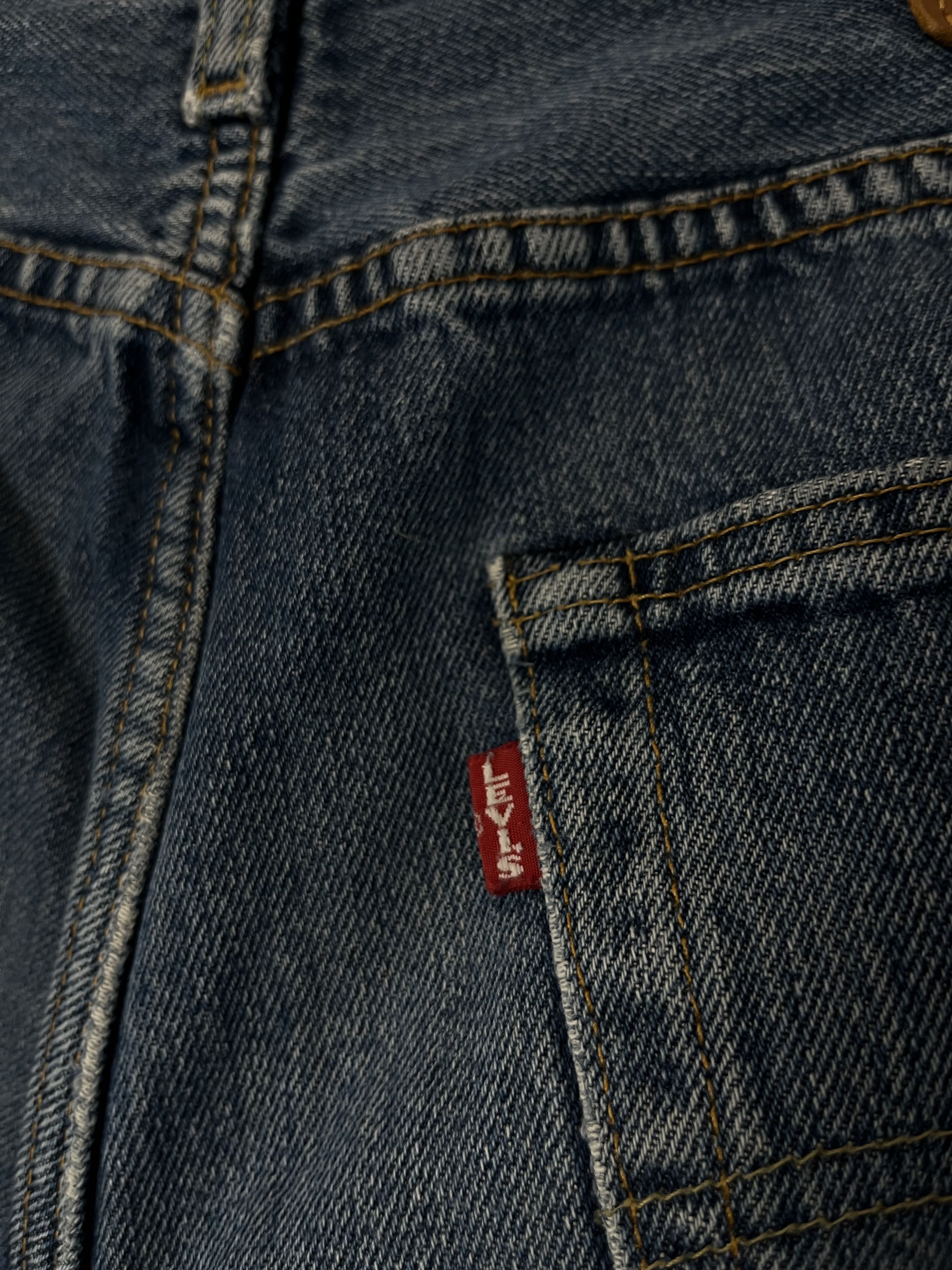 Levi's Levi's Premium 501 Big E Washed Blue Denim Size US 31 - 6 Thumbnail