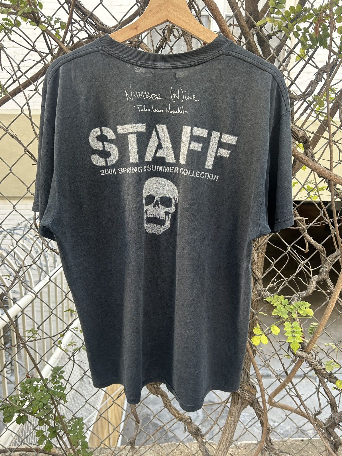 Number (N)ine number (n)ine ss04 “dream baby dream” staff tee Size US L / EU 52-54 / 3 - 2 Thumbnail