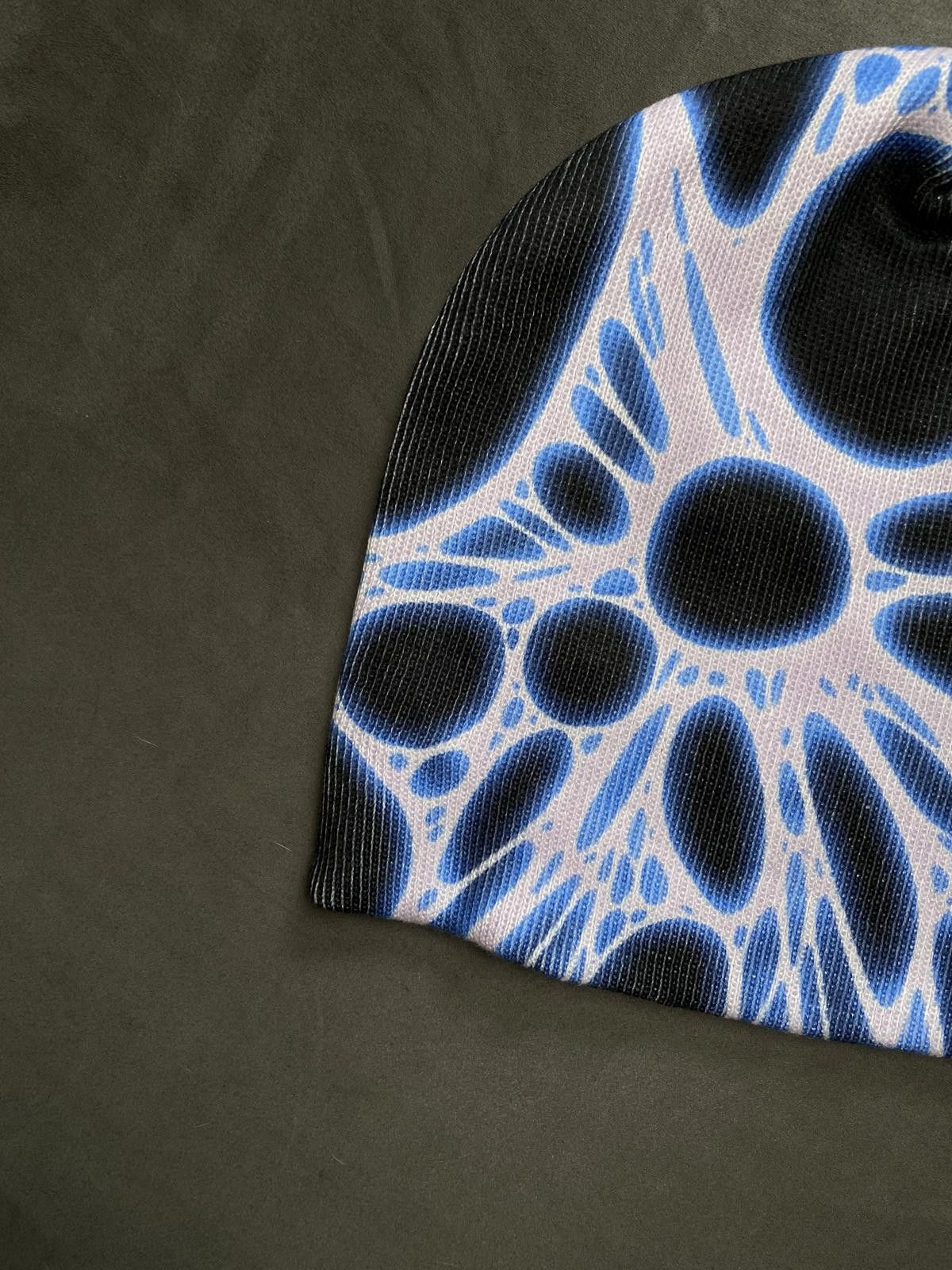 Japanese Brand Deadstock 3-D Cobalt No Cuff Blue Beanie Hats OS Size ONE SIZE - 3 Thumbnail