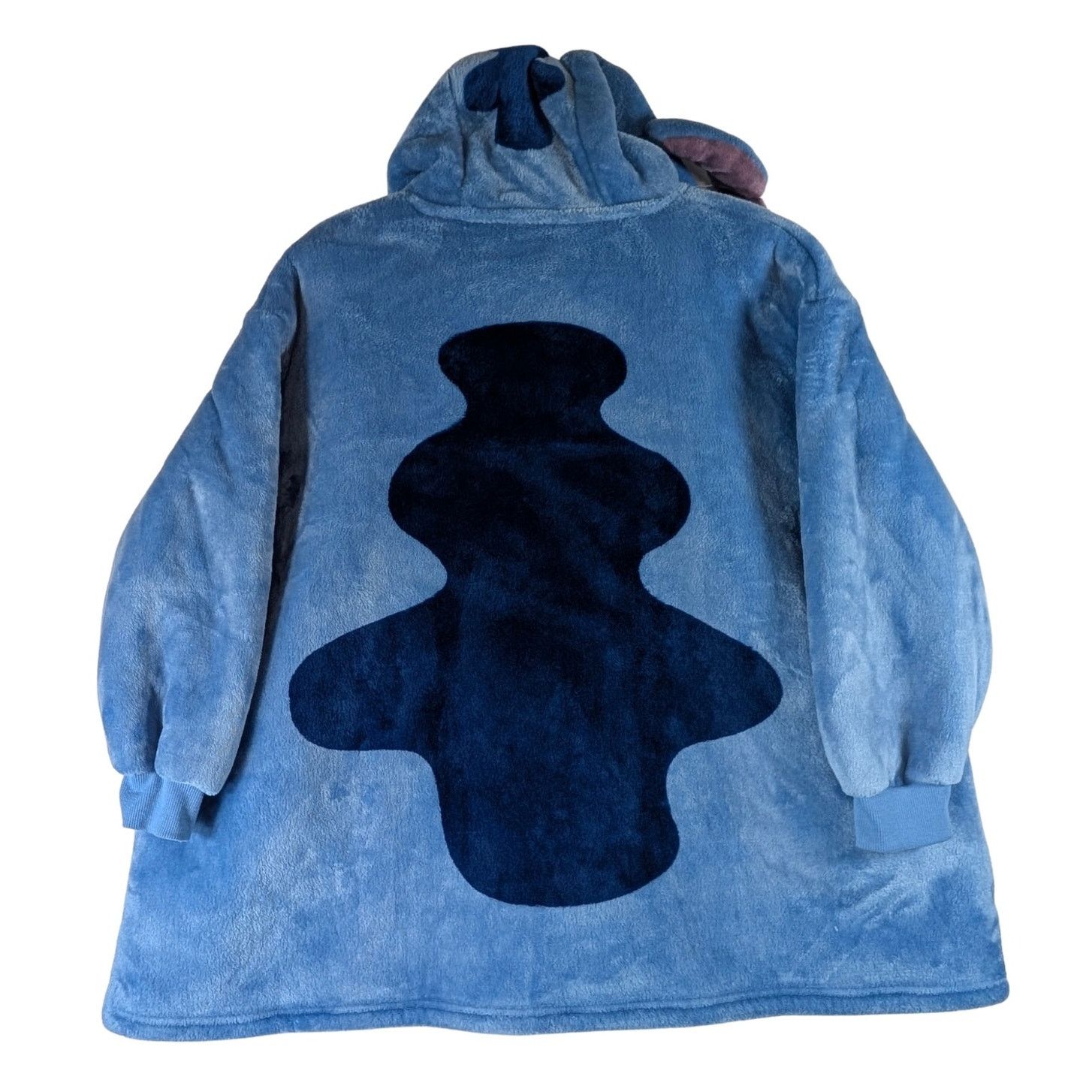 Disney Disney Stitch Plush Hooded Wearable Blanket One Size Blue Size ONE SIZE - 2 Thumbnail