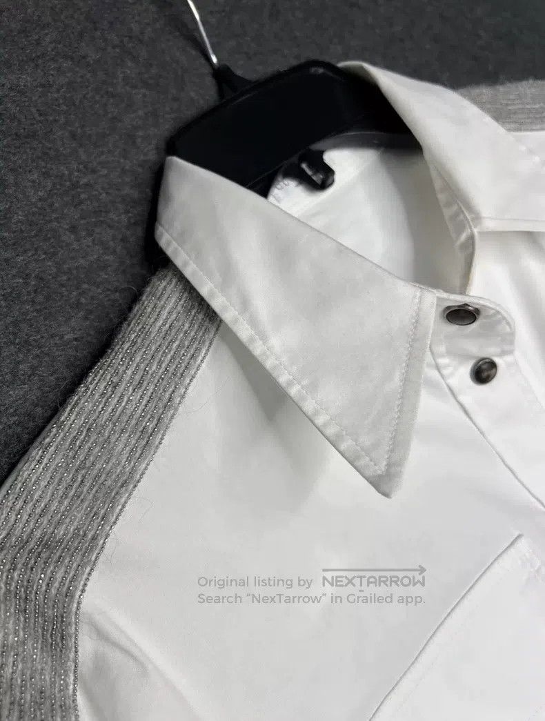 Brunello Cucinelli Brunello Cucinelli 23 Models of Beaded Shirt Size M / US 6-8 / IT 42-44 - 3 Thumbnail