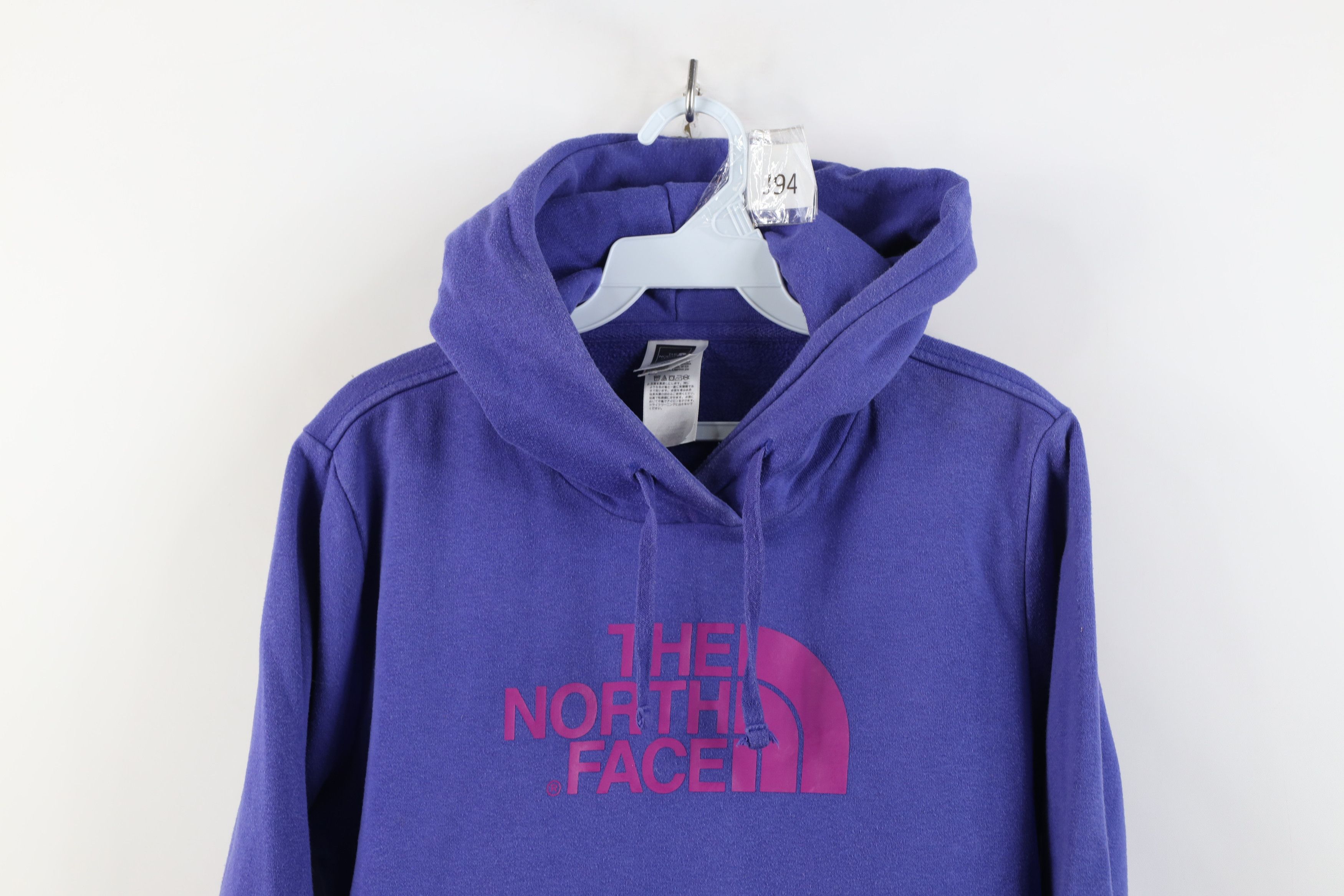 The North Face Vintage The North Face Spell Out Big Logo Hoodie Purple Size US M / EU 48-50 / 2 - 2 Thumbnail