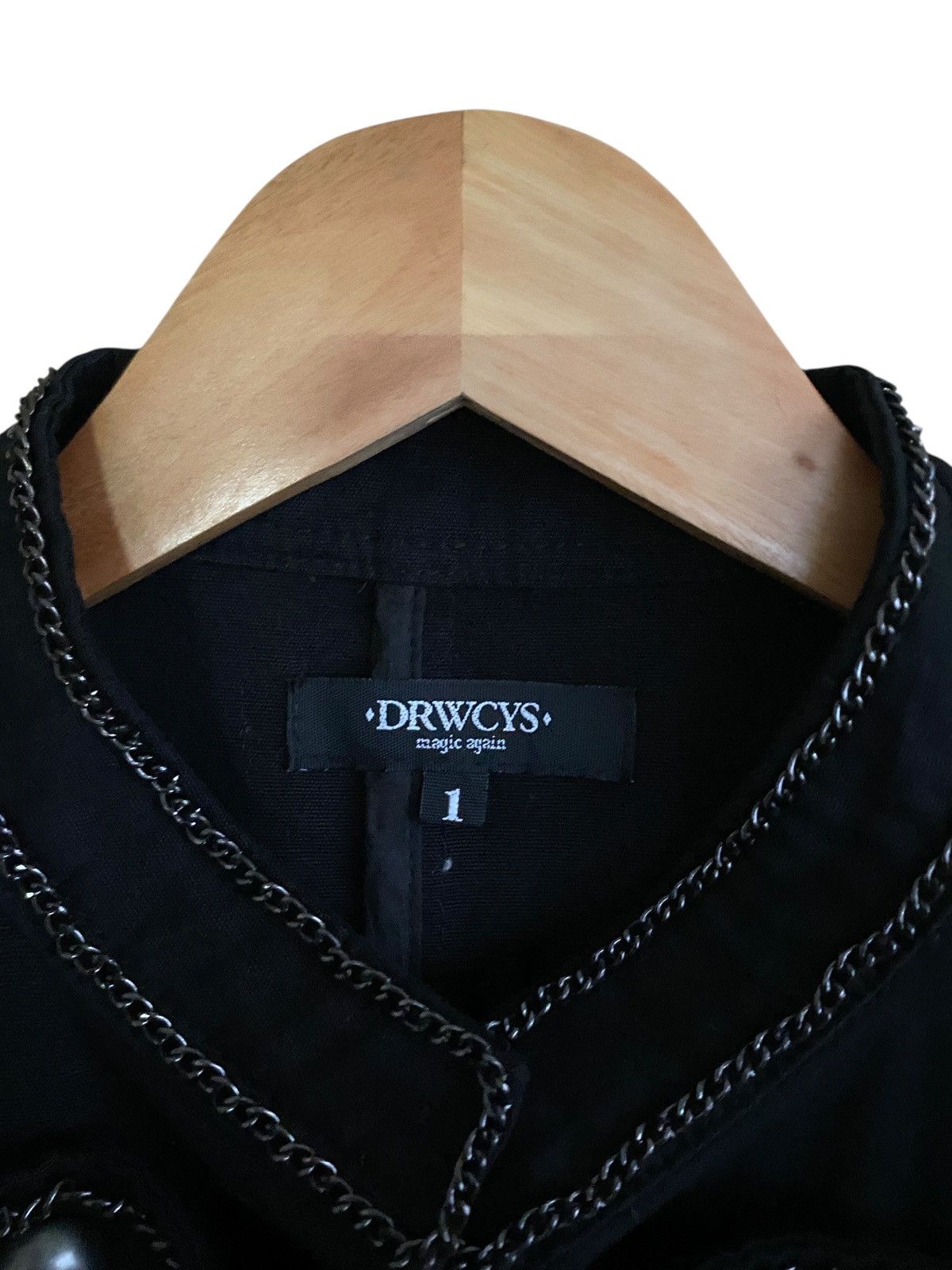 14th Addiction Very Rare Vintage DRWCYS Gothic Stud Button Jacket 1990s Size US S / EU 44-46 / 1 - 7 Thumbnail