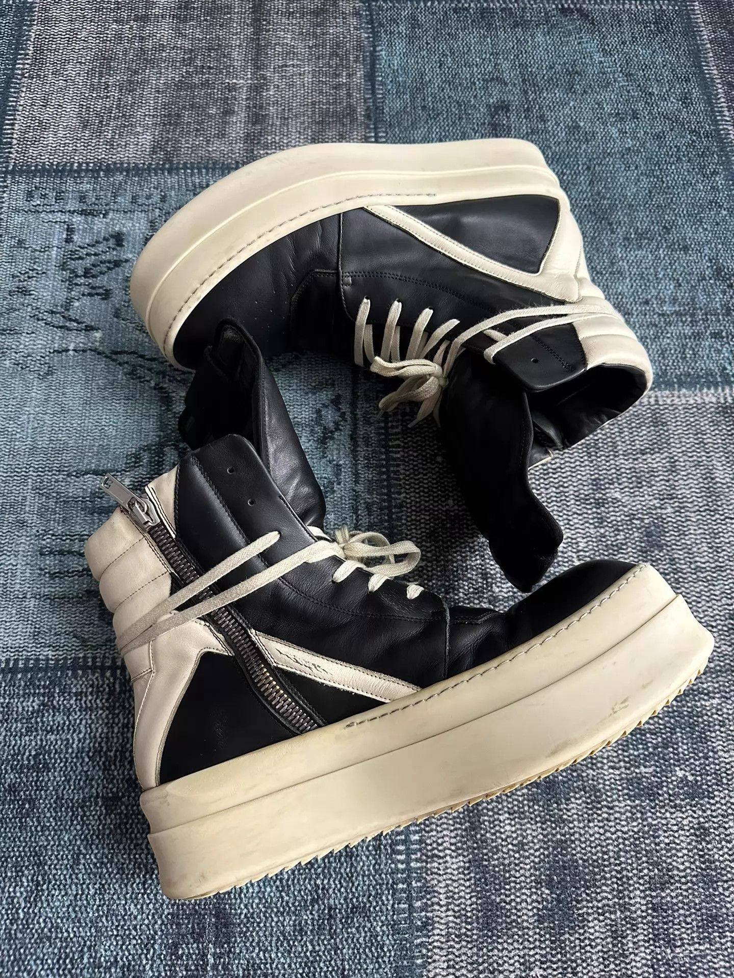 Rick Owens RO Mainline Platform Triangular 44.5 Size US 11.5 / EU 44-45 - 1 Thumbnail