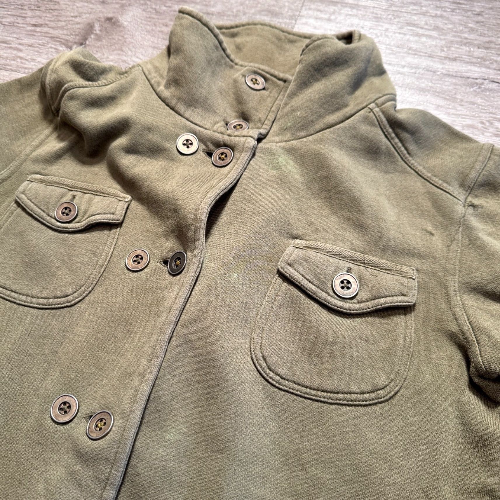 Prana prAna Jacket Womens M Green Tori Button Up Fleece Knit 100% Cotton Sweater Jacket Outdoor Winter Fall 90s Mens Womens Size M / US 6-8 / IT 42-44 - 2 Thumbnail