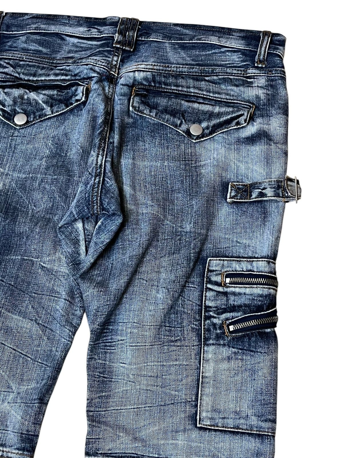 semanticdesign sick🔥Japanese SEMANTIC DESIGN multipocket flared jeans Size US 34 / EU 50 - 9 Thumbnail
