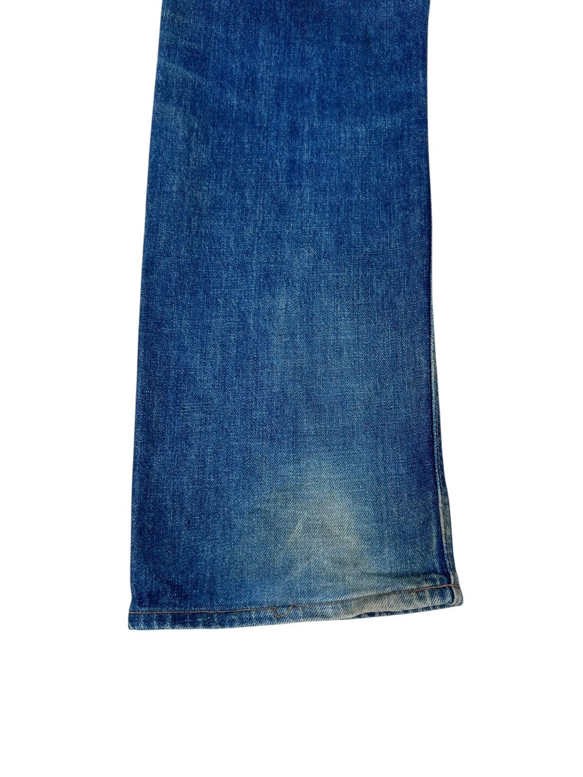 Wrangler 90s Wrangler Blue Bell Aging Mud Denim Selvedge Jeans Size US 31 - 17 Thumbnail