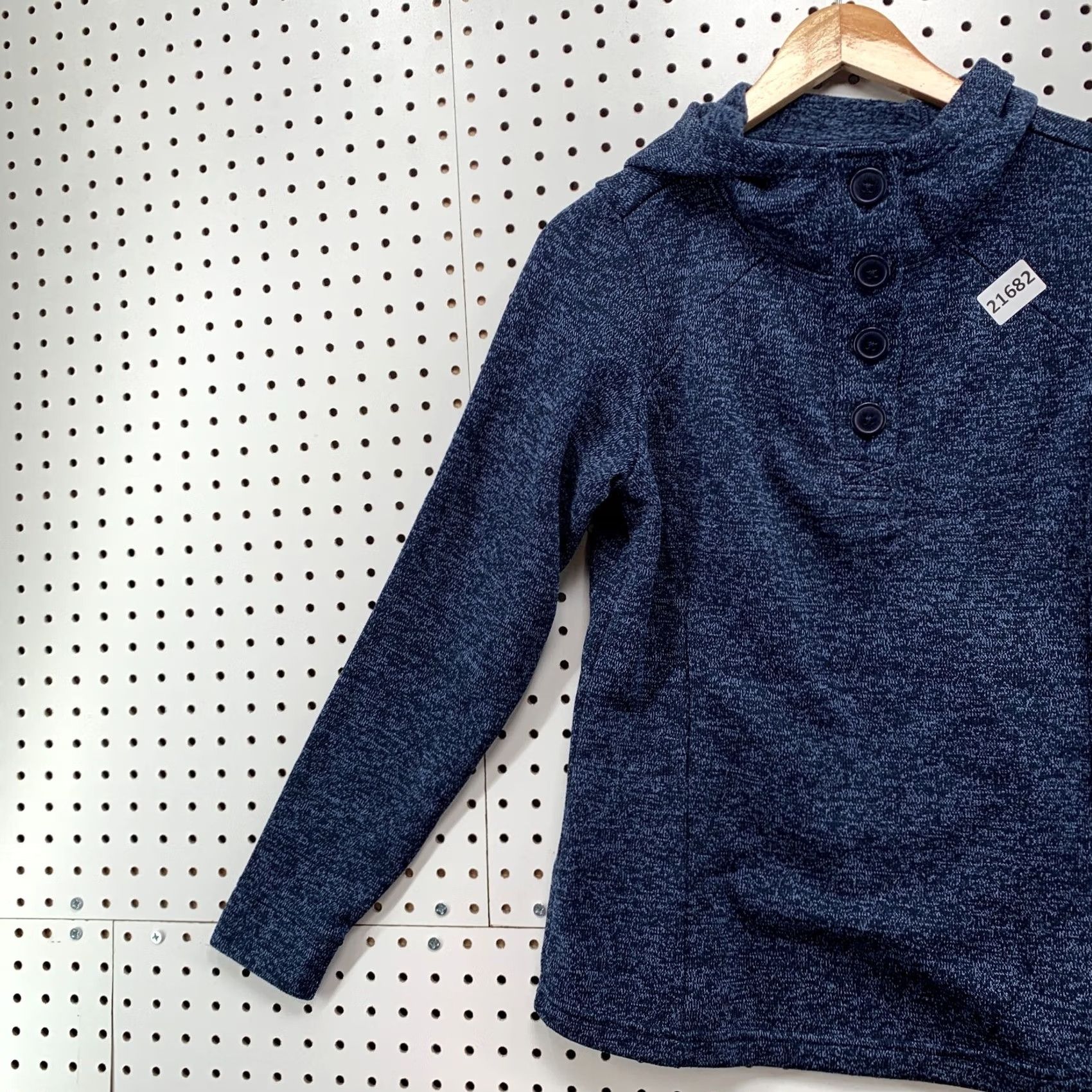 Vintage Columbia Hooded Henley Sweatshirt Blue Womens Small Hooded Henley Sweatshirt Womens Small Blue Columbia Hoodie Size S / US 4 / IT 40 - 3 Thumbnail